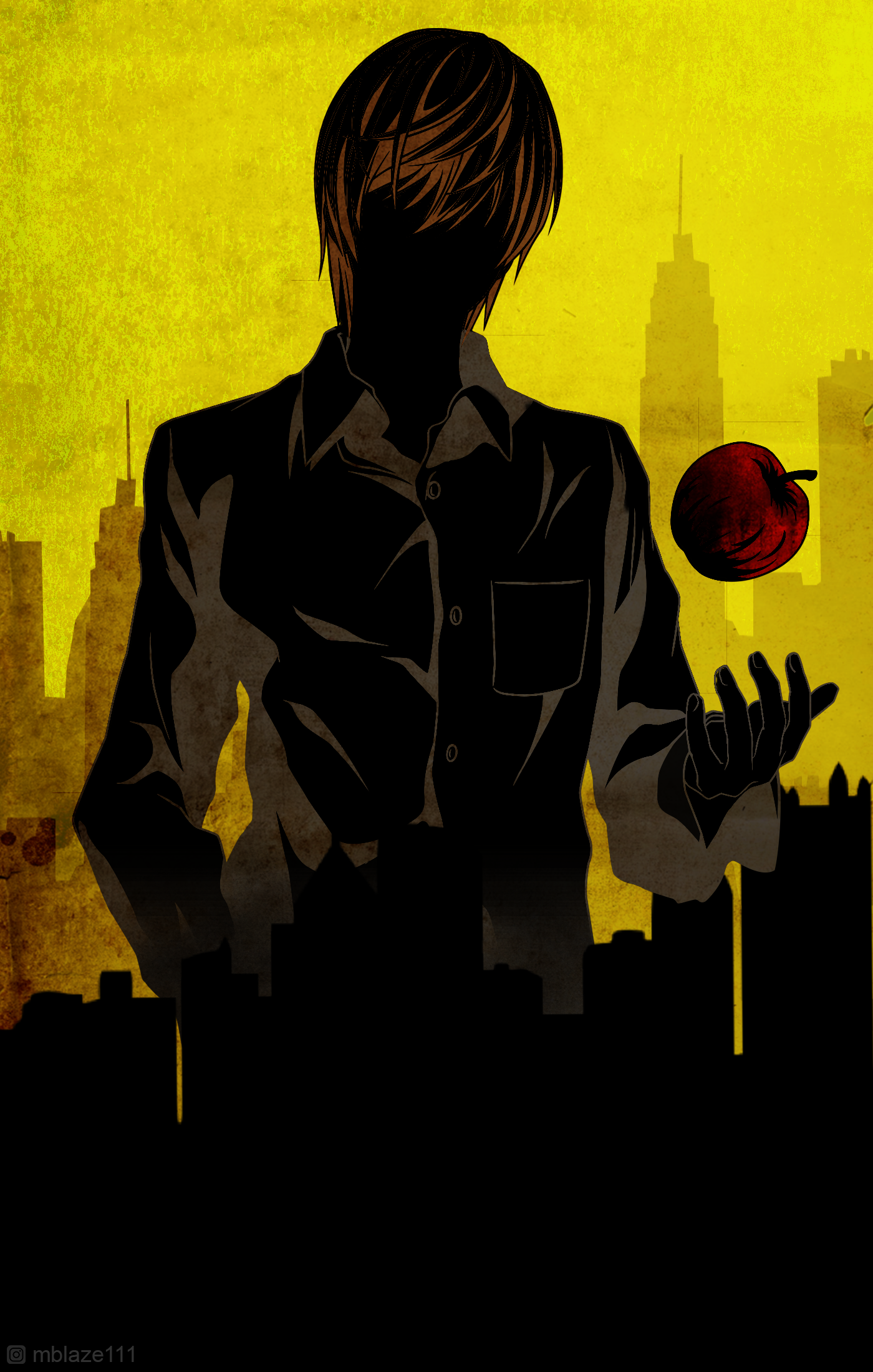Light Yagami Wallpaper I made. Hope you guys like it.: deathnote
