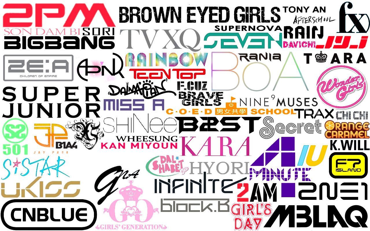 Kpop Logo Wallpapers Wallpaper Cave