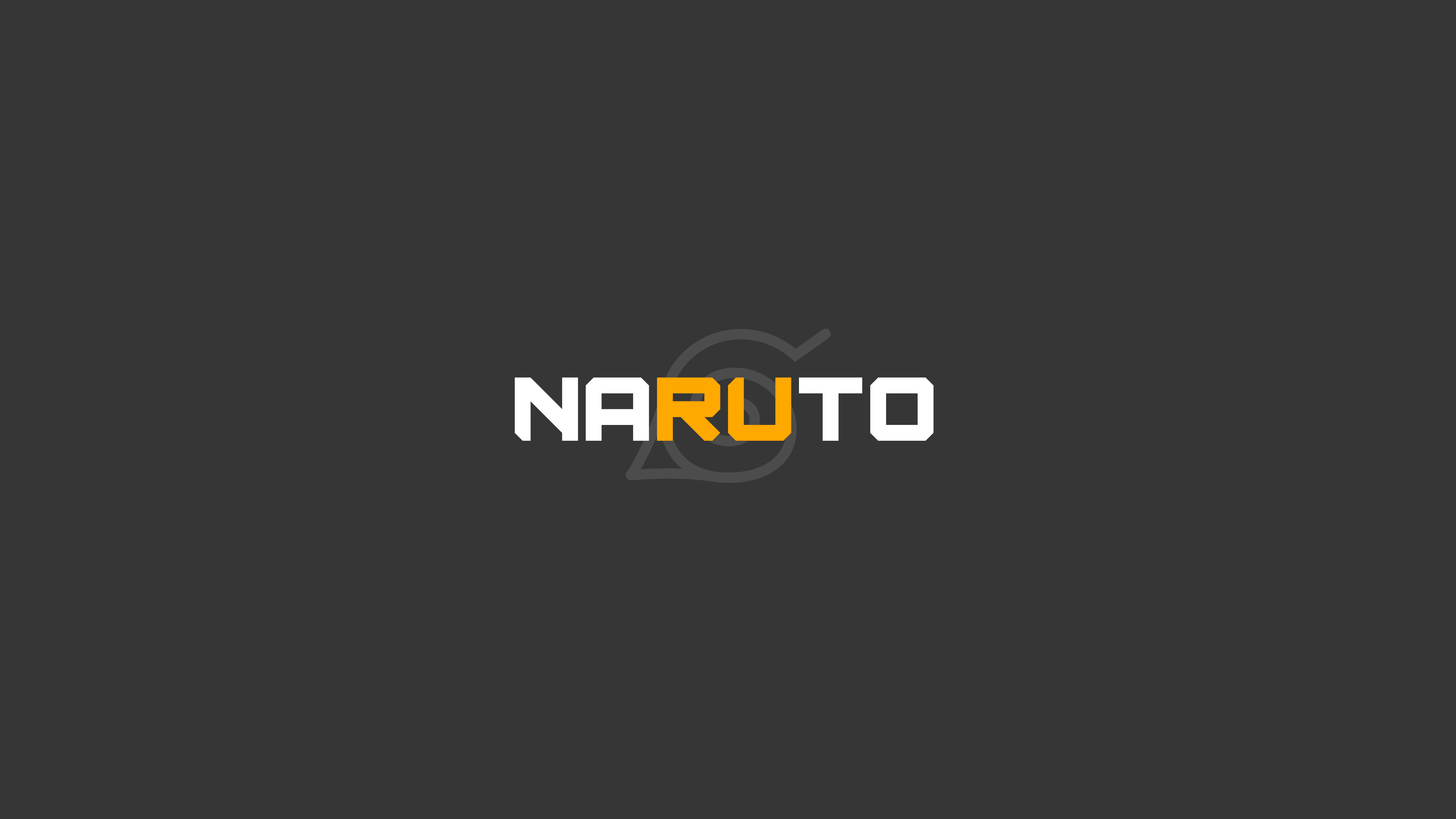 Naruto Hidden Leaf Vilage logo 4k Ultra HD Wallpaper. Background