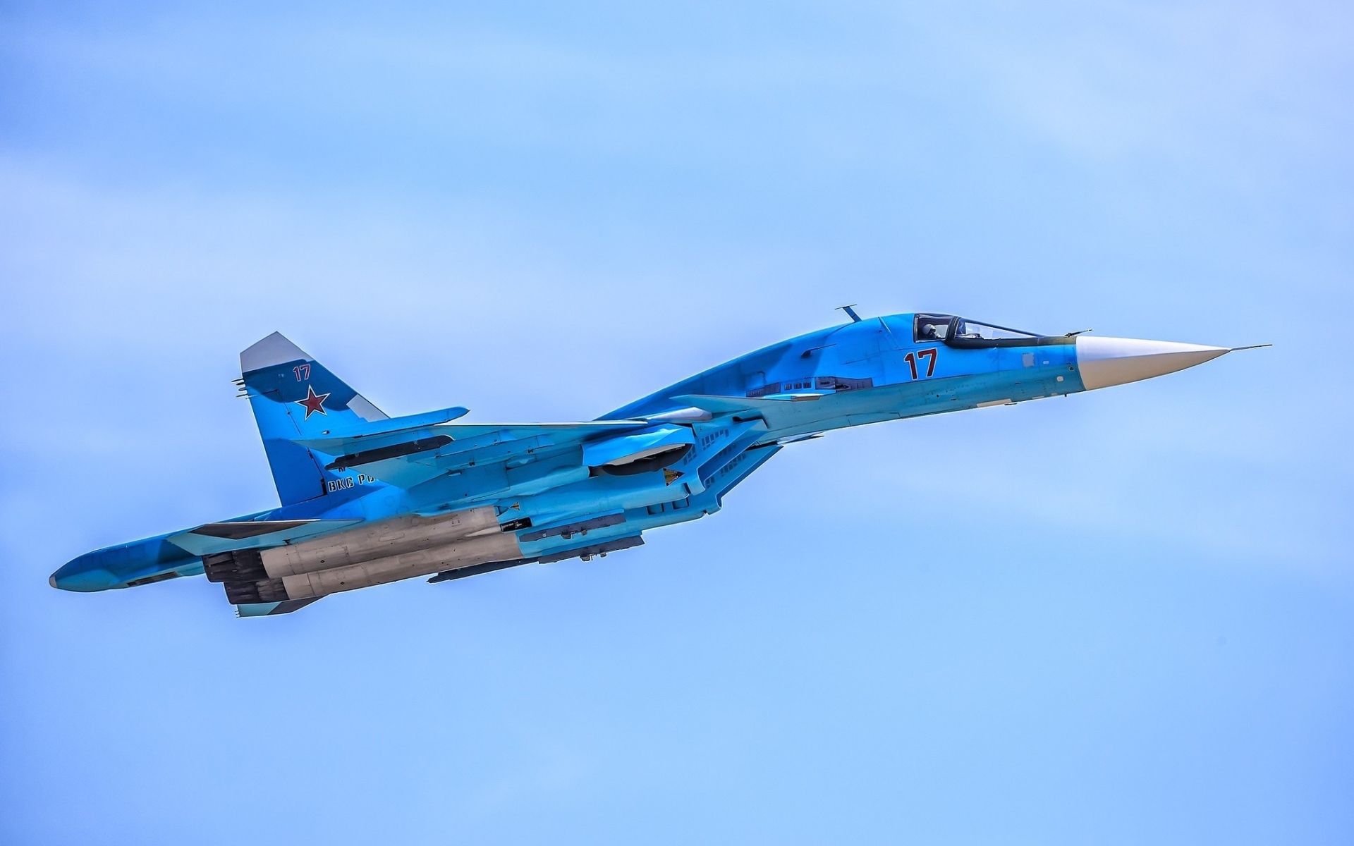 Wallpaper Of Aircraft, Jet Fighter, Sukhoi Su 34, Warplane