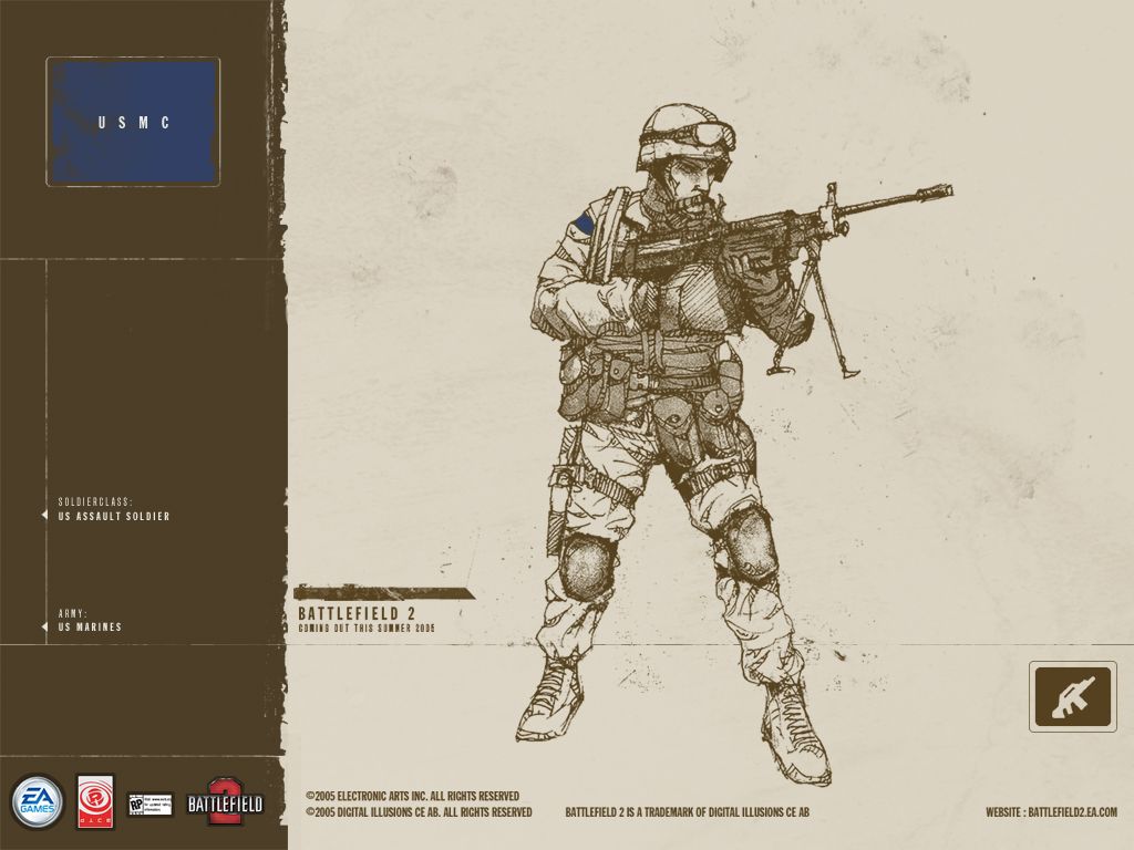 Battlefield 2 (2005) promotional art