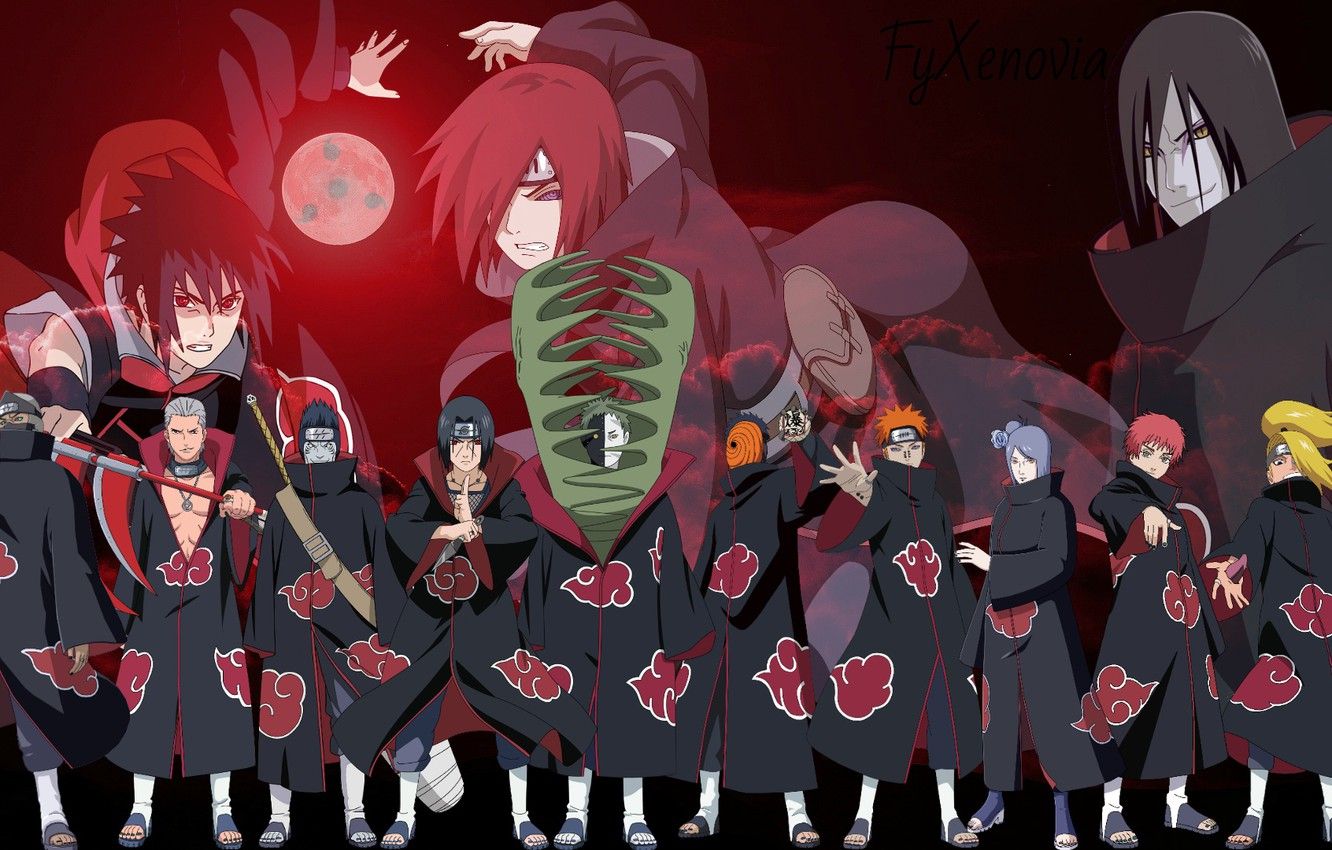 Wallpaper the bandits, Shippuuden, Naruto, Akatsuki image