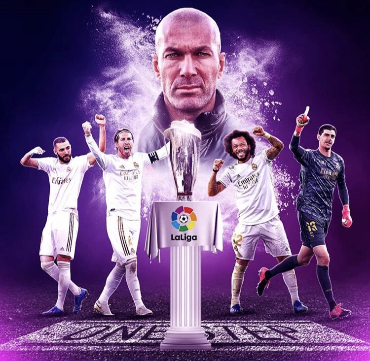 Real Madrid La Liga Champions 2020 wallpaper