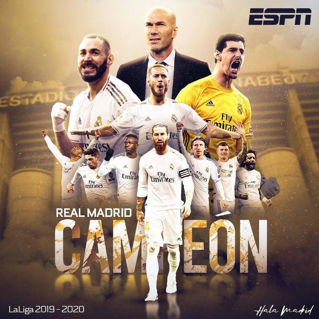 Real Madrid La Liga Champions 2020 Wallpapers - Wallpaper Cave