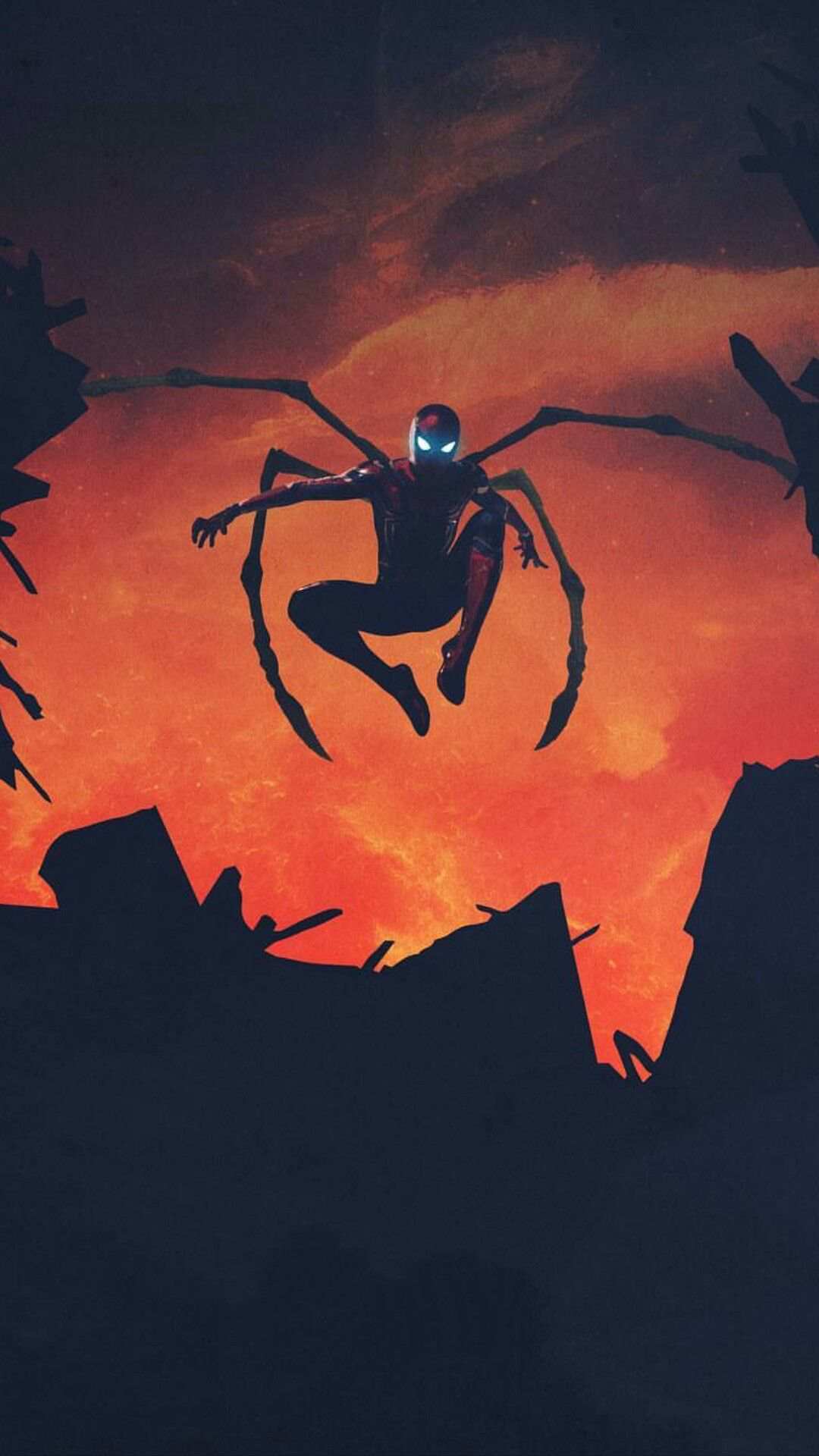 Spiderman Avengers Iron Spider Suit Wallpaper Wallpaper