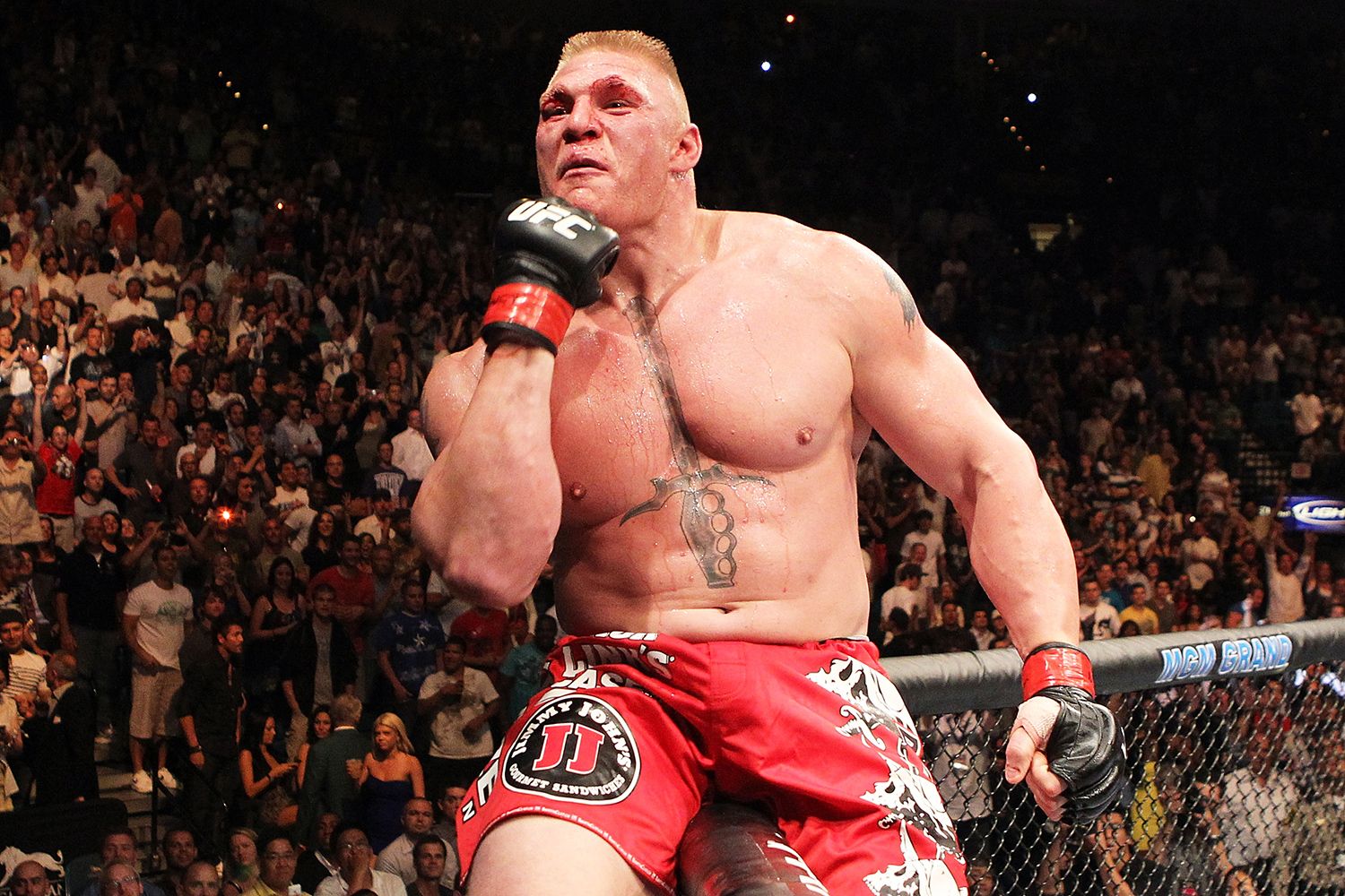 Brock Lesnar Has Biggest Hands in UFC, and They've Gotten Even