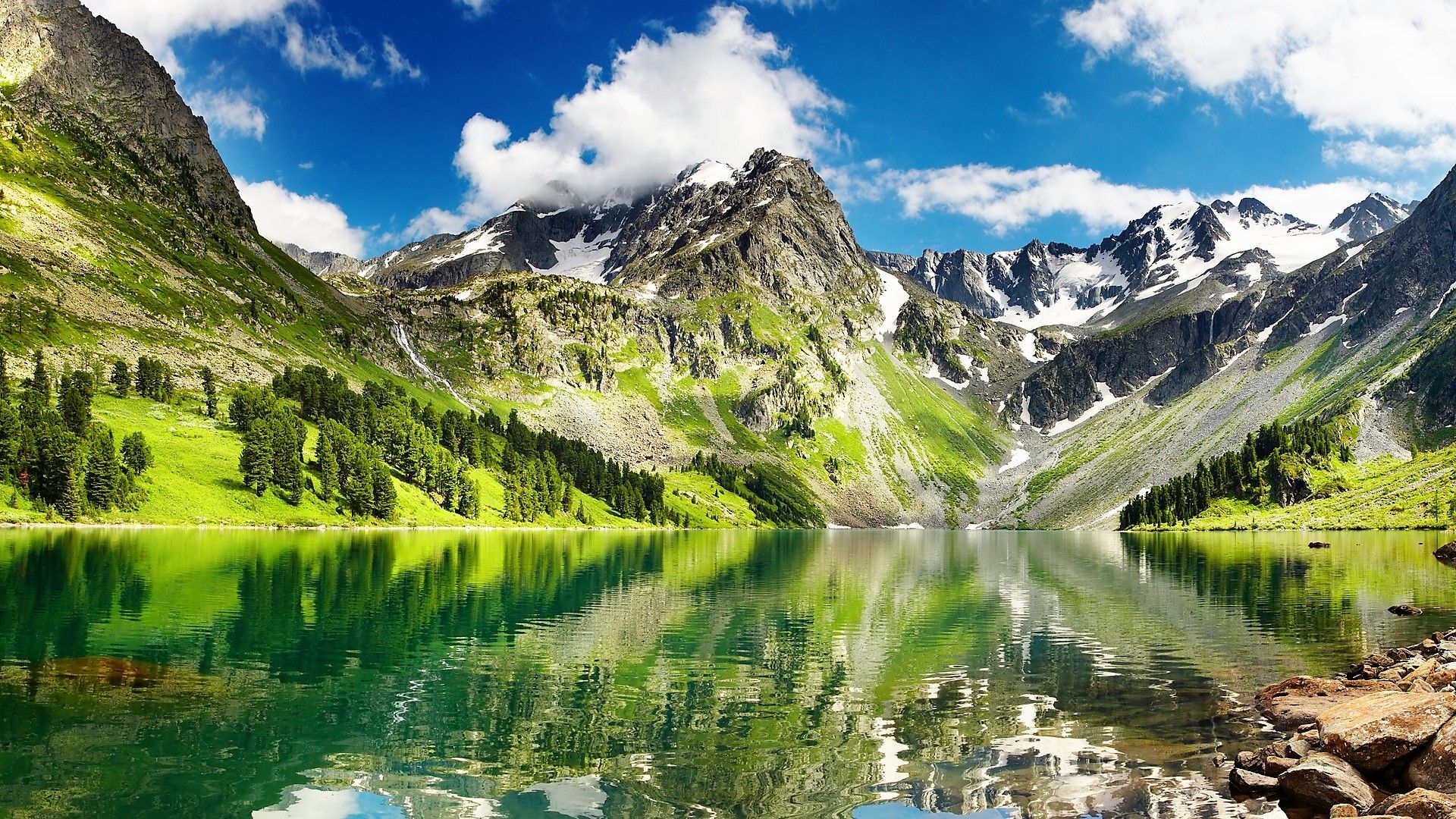 Summer Mountains Wallpaper