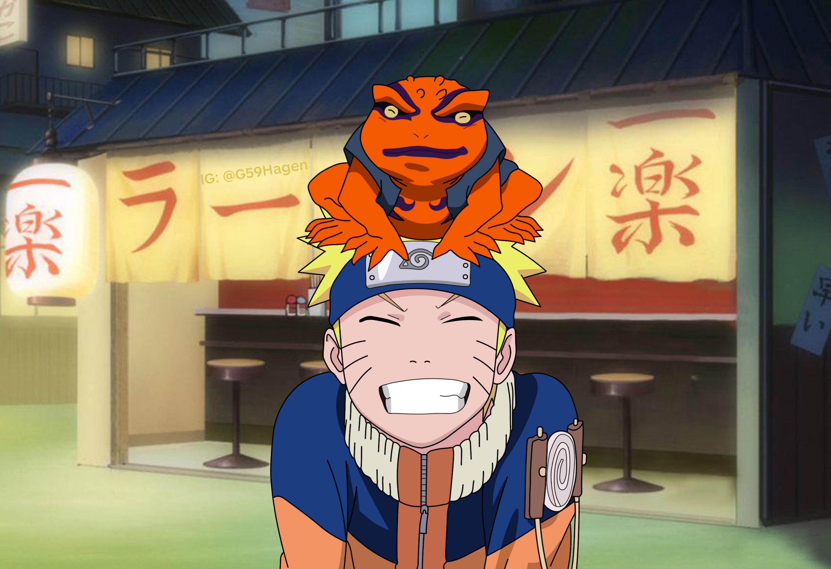 My 4th edit, Naruto and Gamakichi! 