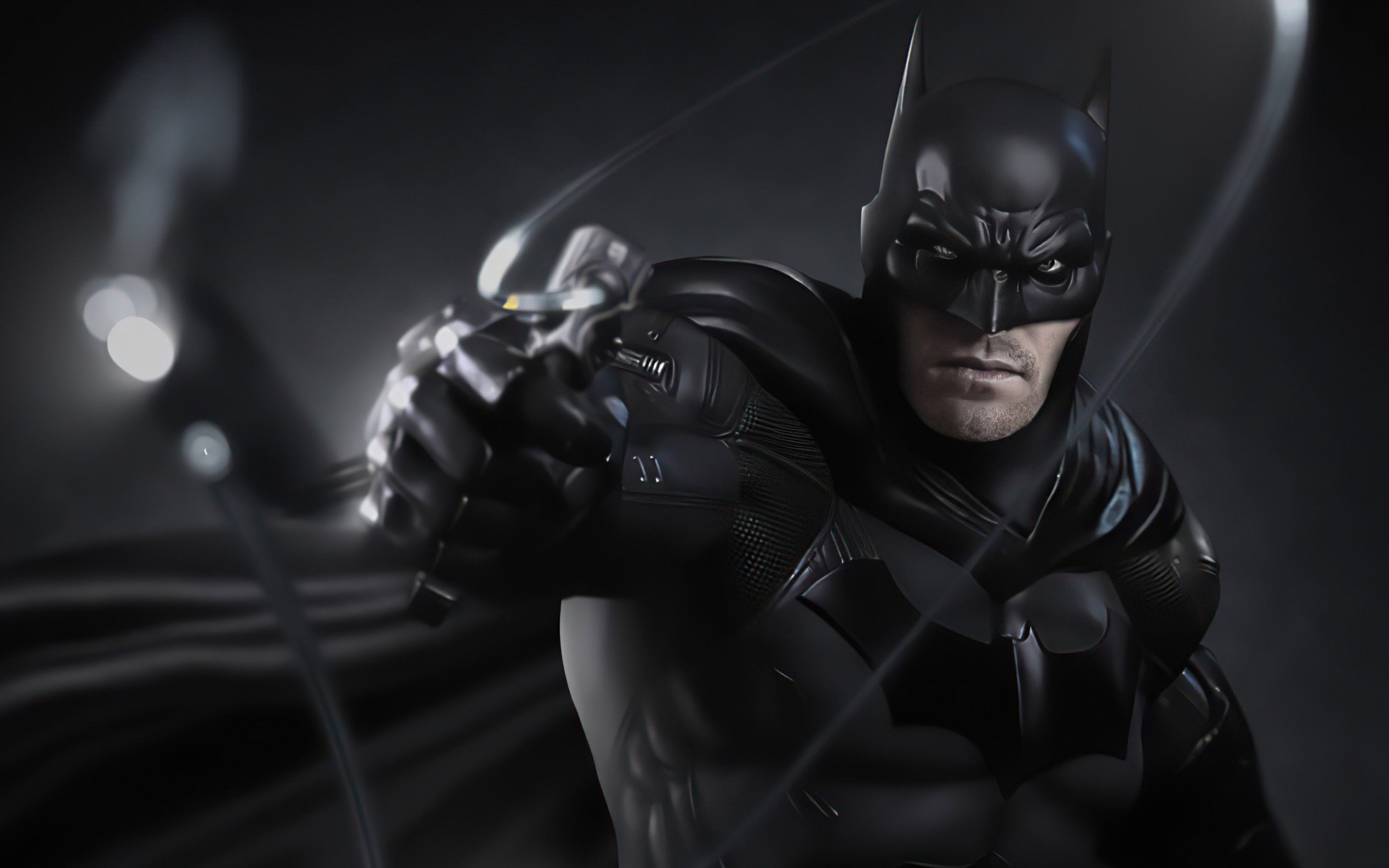 Download 2880x1800 Batman, 3D Modeling, Dc Comics Wallpaper