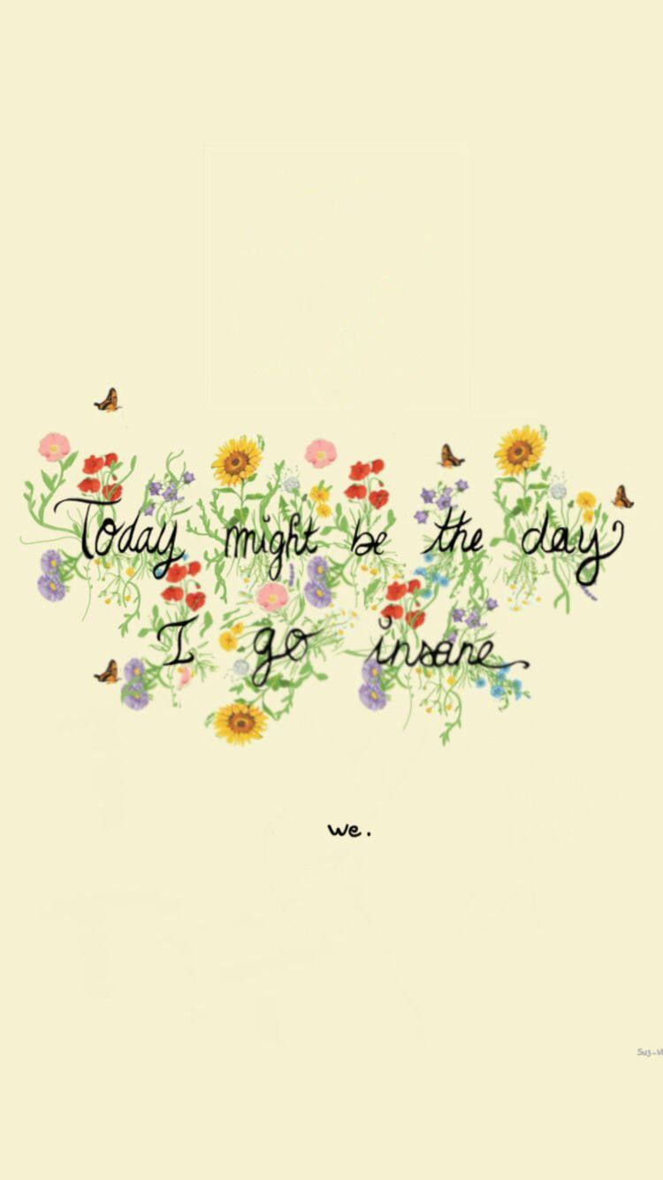 Fond d'écran gnash, inspiration de l'album we. Citation de insane