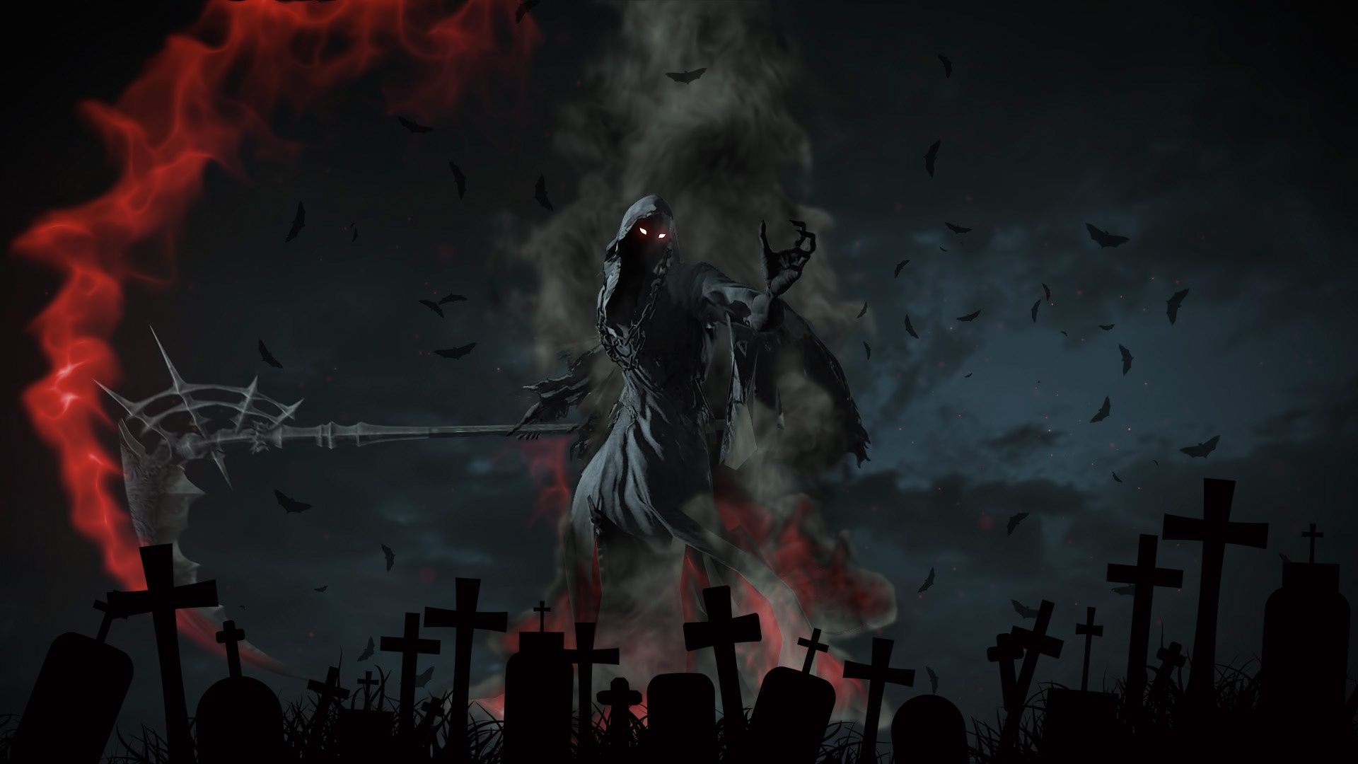 Grim Reaper Artwork Wallpaper, HD Fantasy 4K Wallpaper, Image