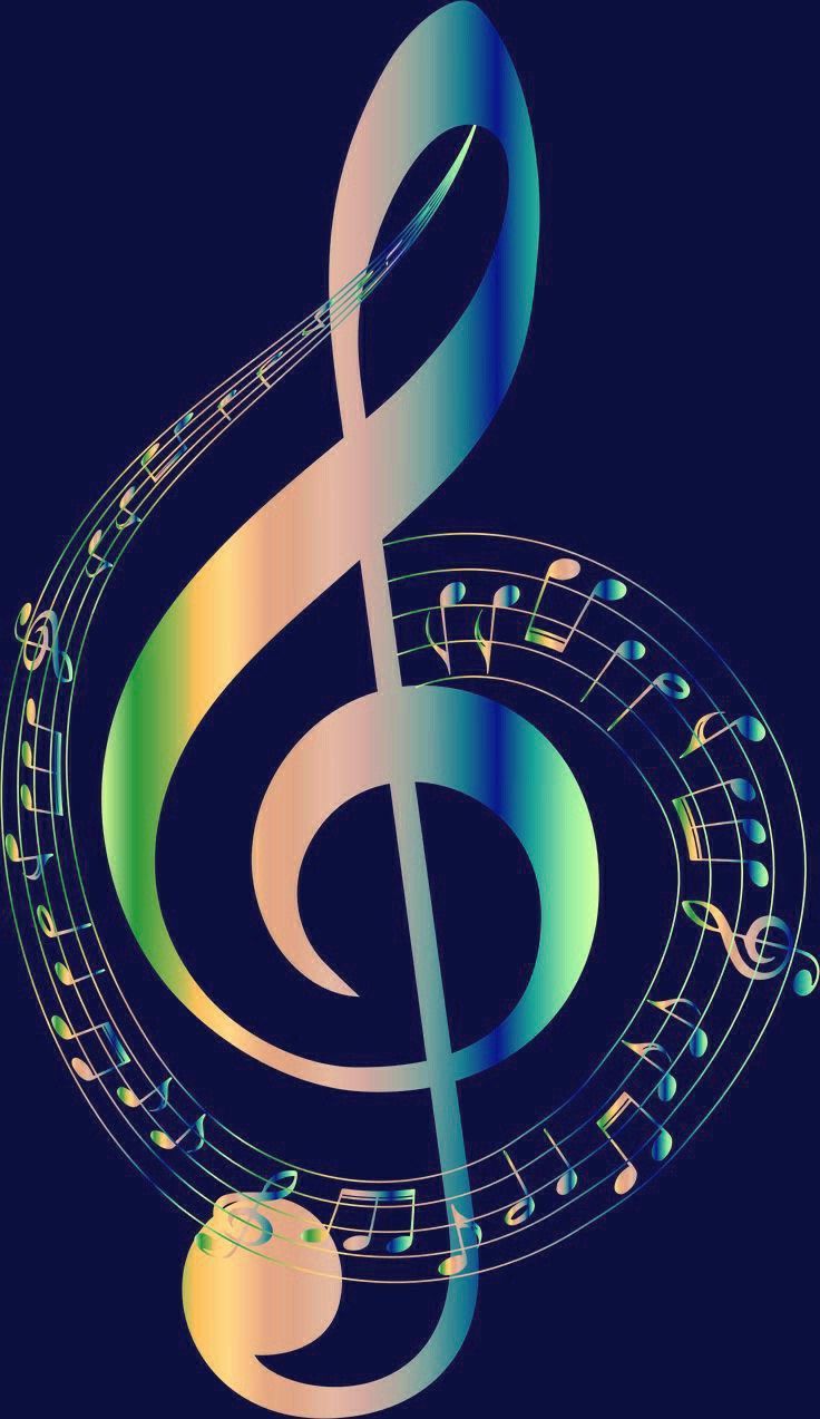 clave de sol. Music symbols, Music image
