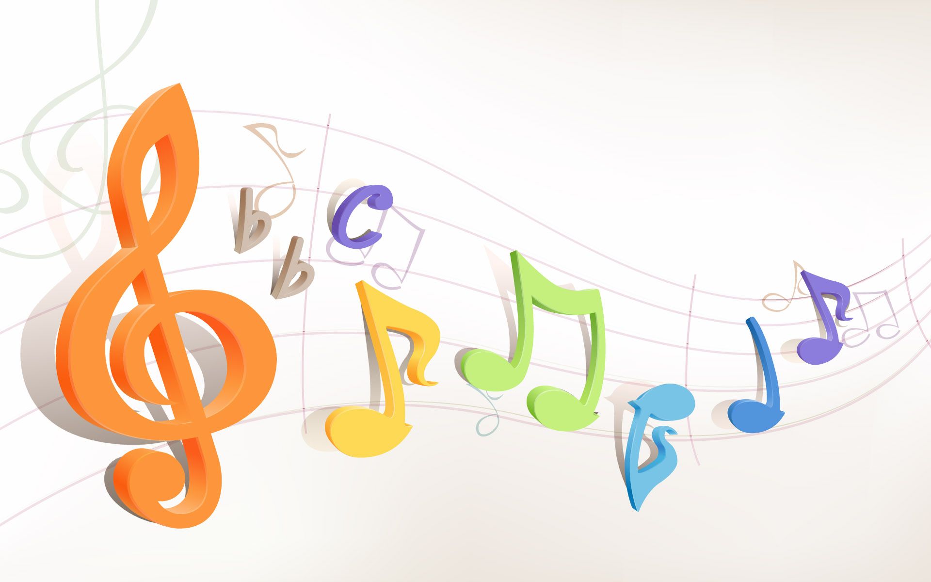 Free download Colorful Music Notes Symbols Picture 5 HD