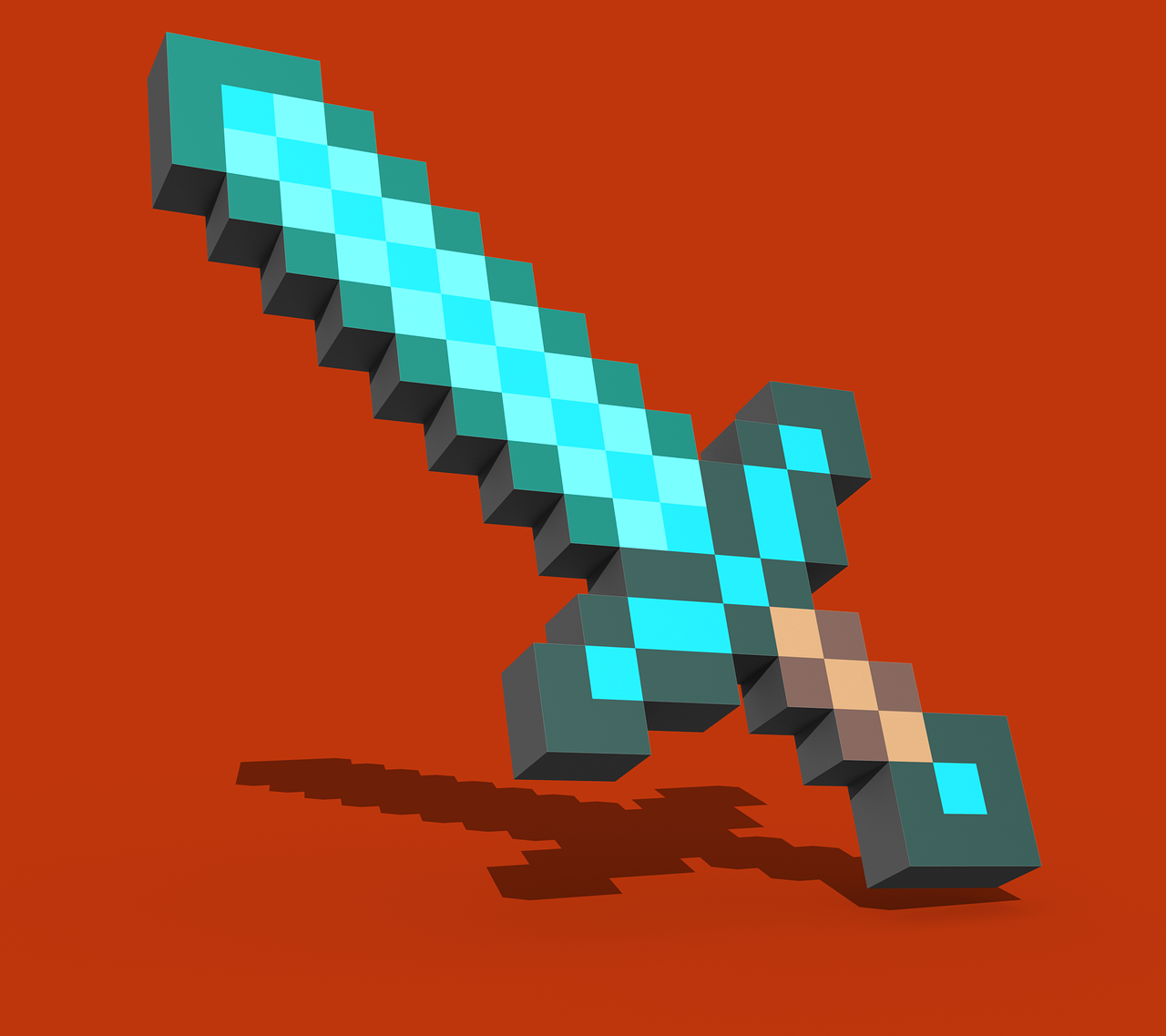 Wallpaper, minecraft, sword, free picture, free photo image
