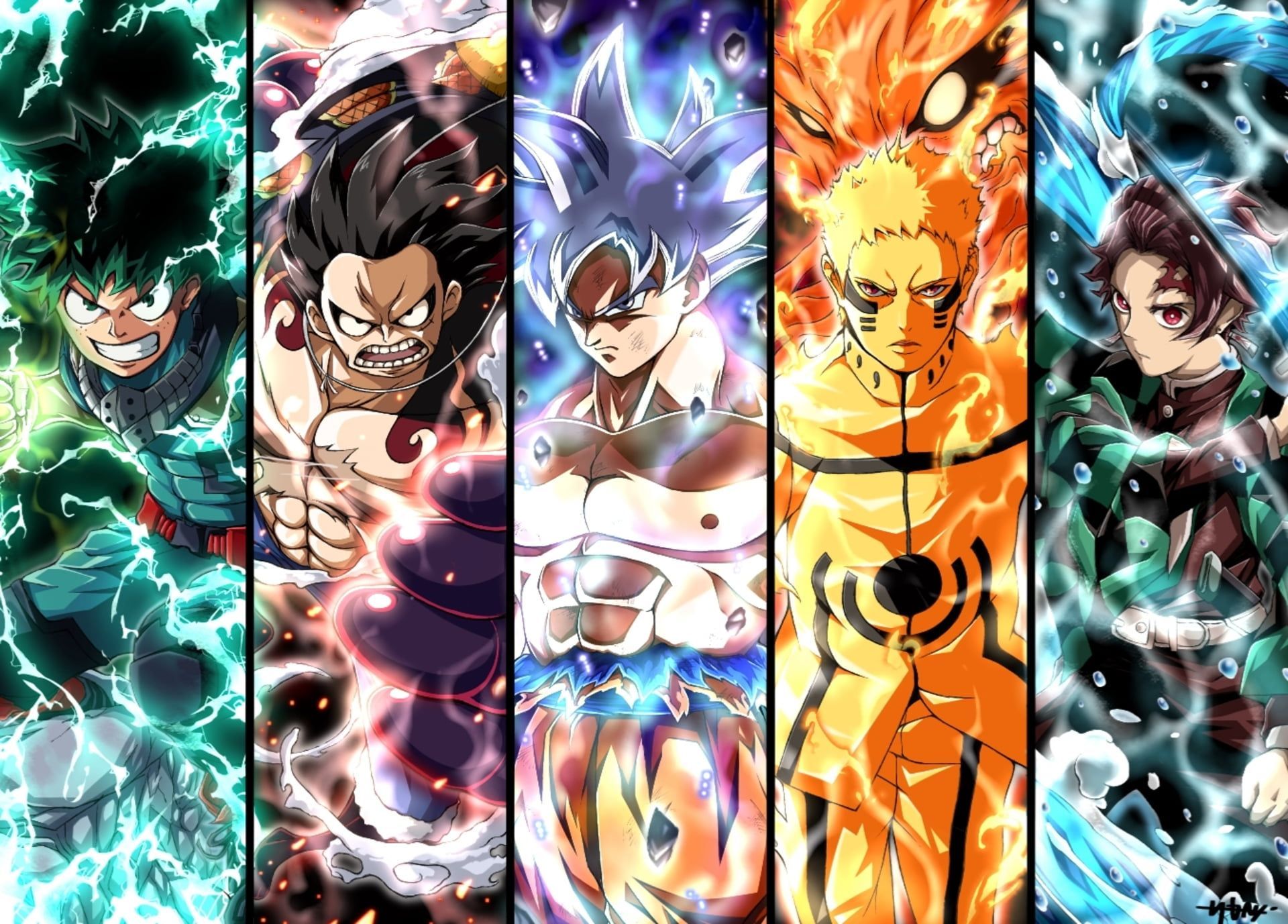 Gambar Naruto Goku Luffy gambar ke 9