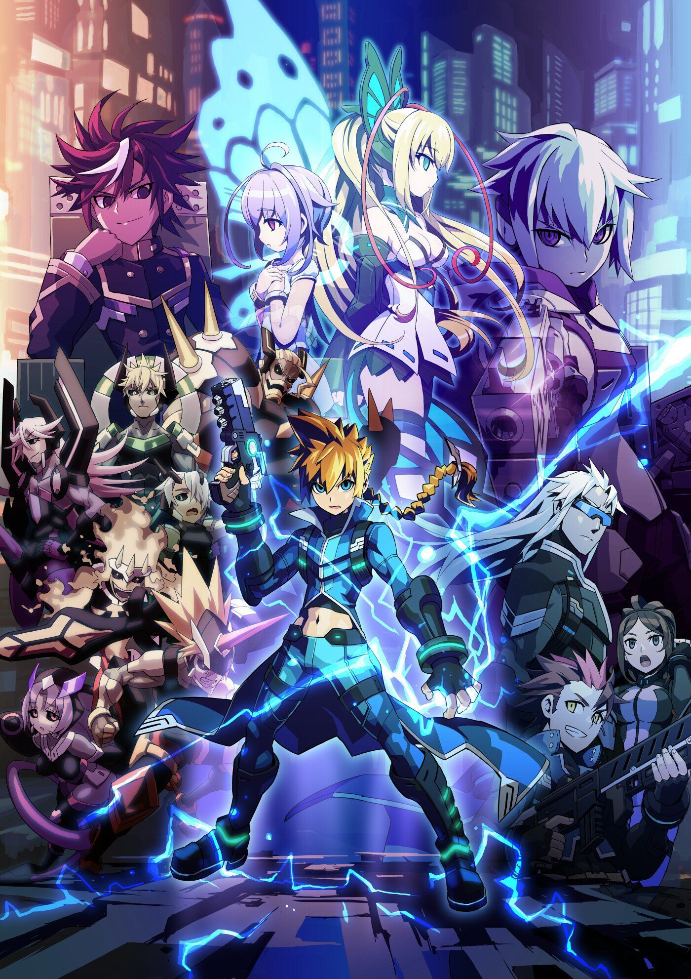 Gunvolt Phone Wallpapers Wallpaper Cave