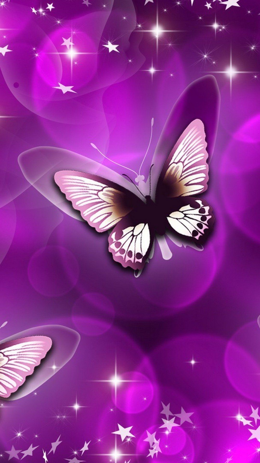 Android Purple Butterfly Wallpapers