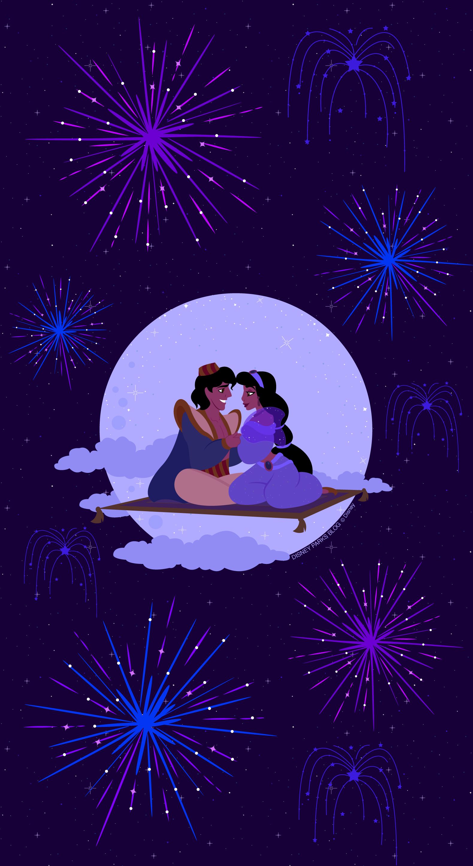 Ring In The New Year With Our Disney Fireworks Inspired Wallpaper