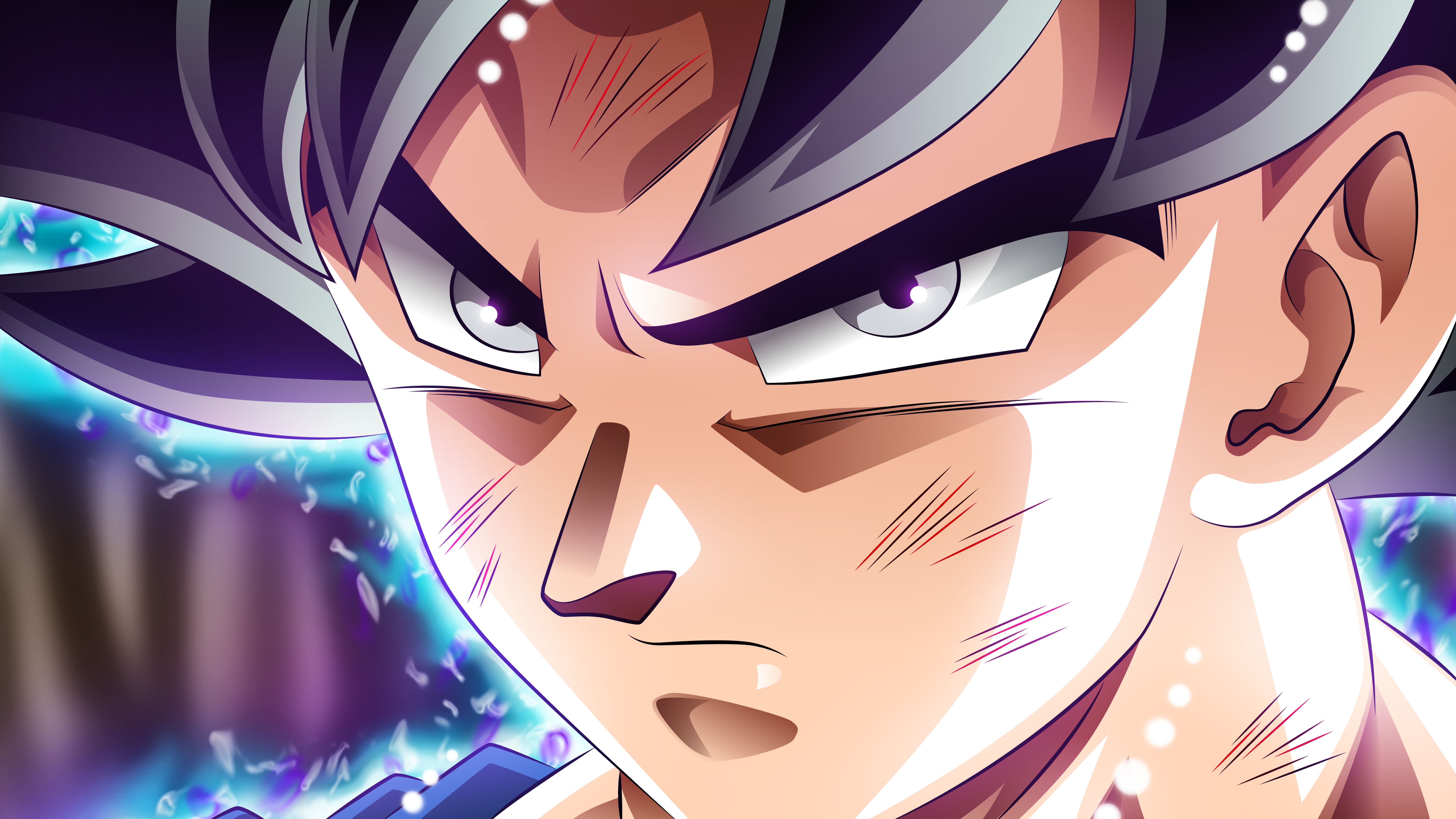 Goku Ultra Instinct Dragon Ball Super 8K. Anime dragon ball