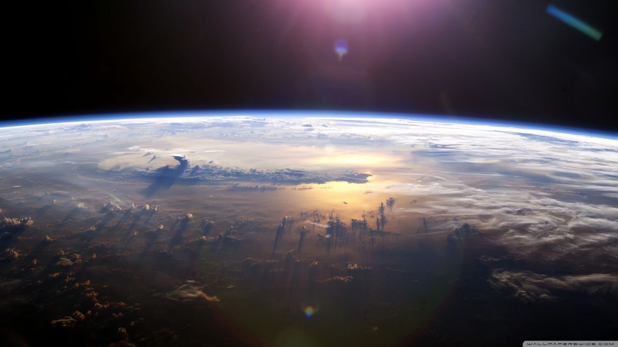 Earth pacific ocean space wallpaperx1440