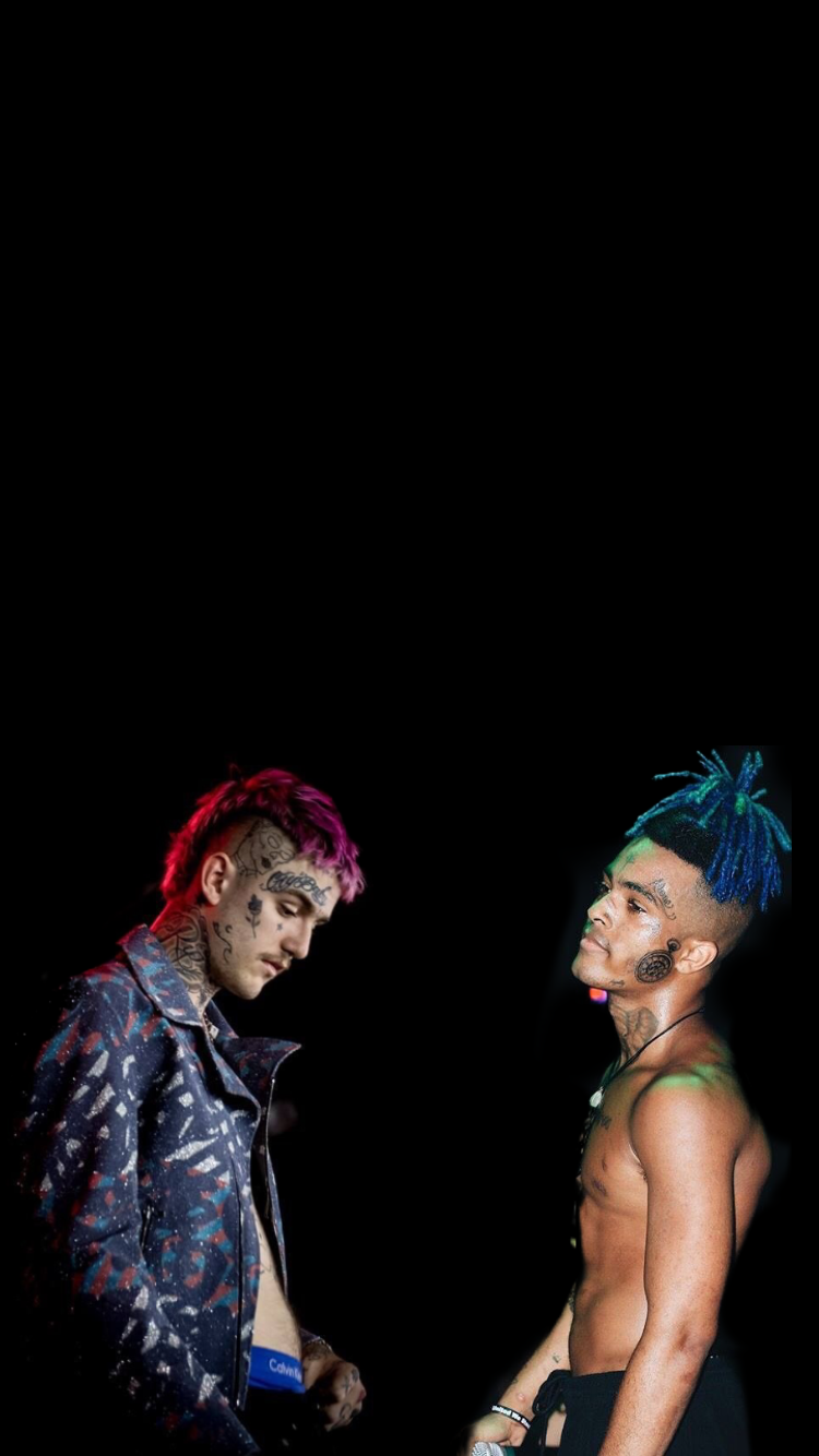 Lil peep ft x down fanmade. Rapper wallpaper iphone