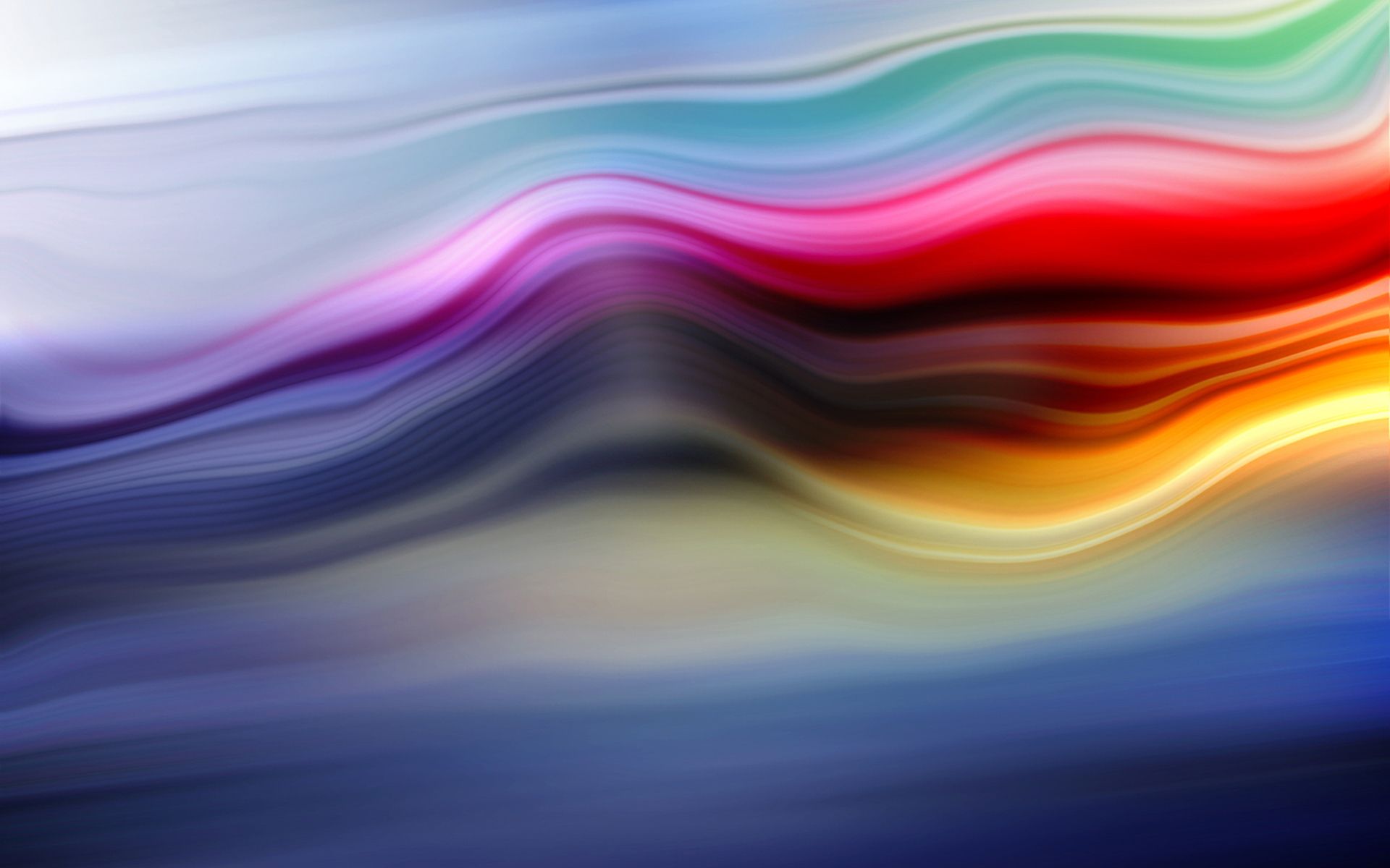 abstract, Waves, Spectrum Wallpaper HD / Desktop and Mobile