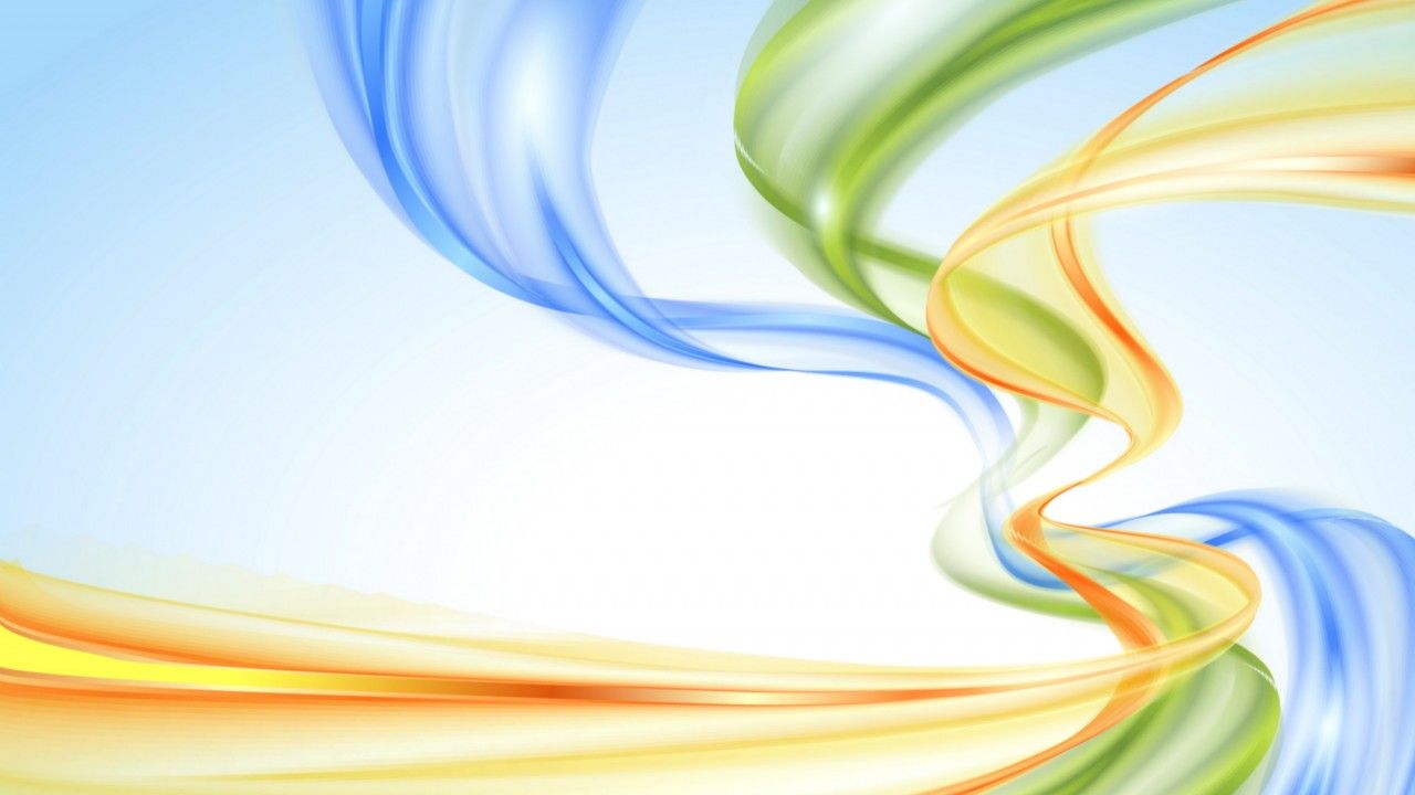 Wallpaper Waves, Vertical, Colorful, Blue, Orange, Green, HD