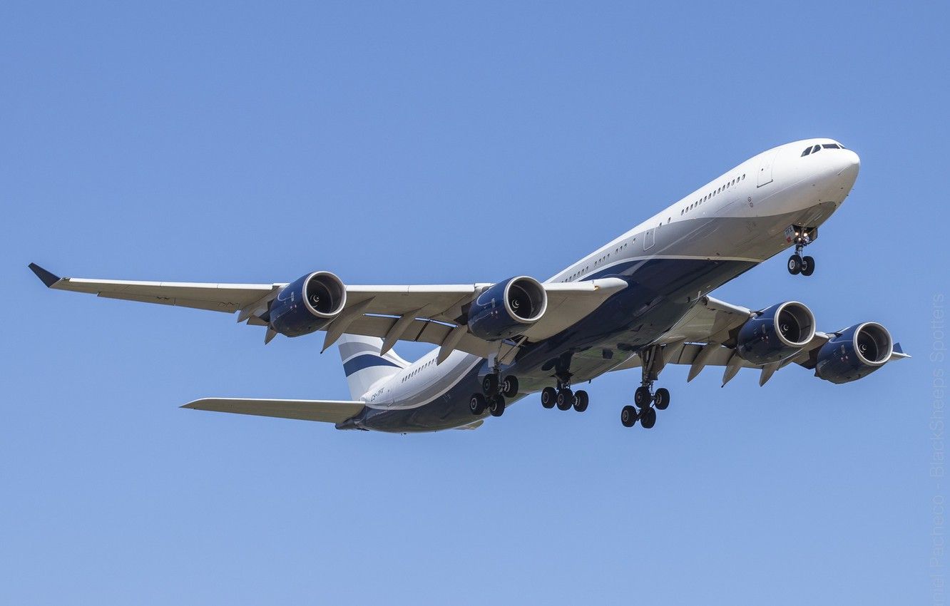 Wallpaper Background, The Plane, Flies, Airbus A340 541 Image