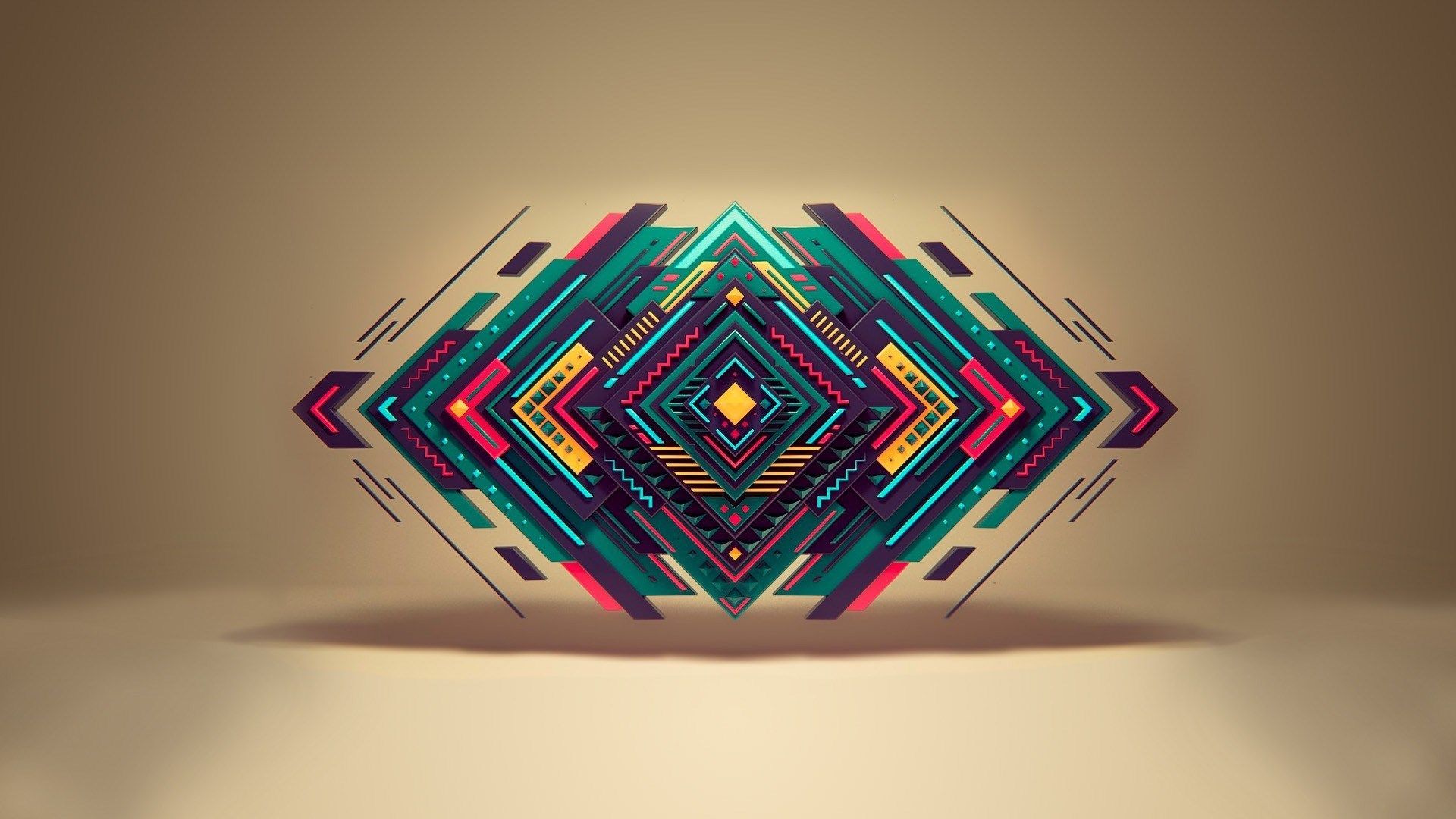 Abstract Shapes Geometry HD Wallpaper. FreeHDWall.Net. high