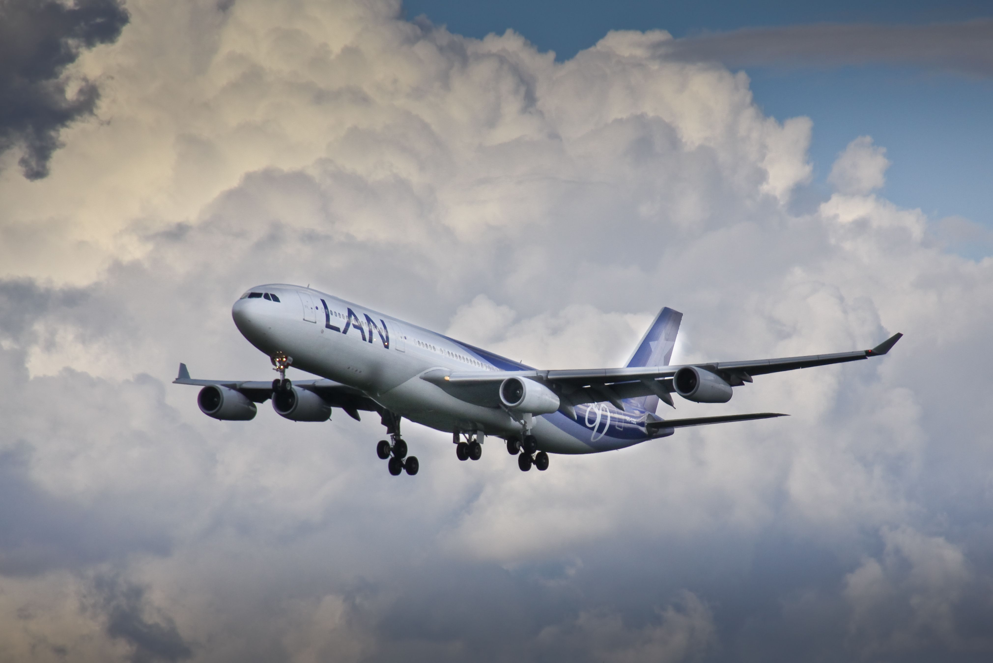 Airbus, A flight, clouds wallpaper desktop background