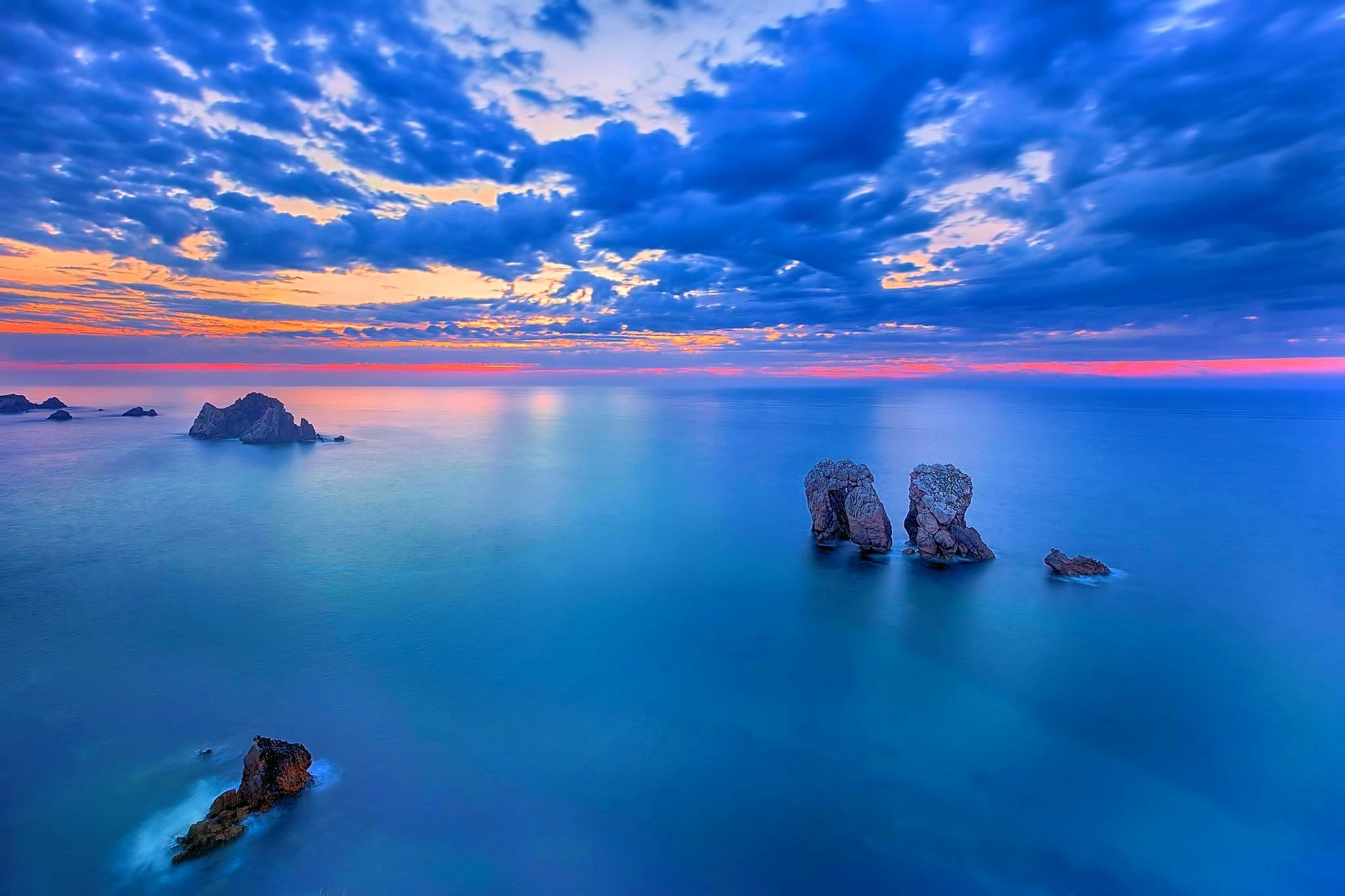 Earth Ocean Sunset HD Wallpapers - Wallpaper Cave