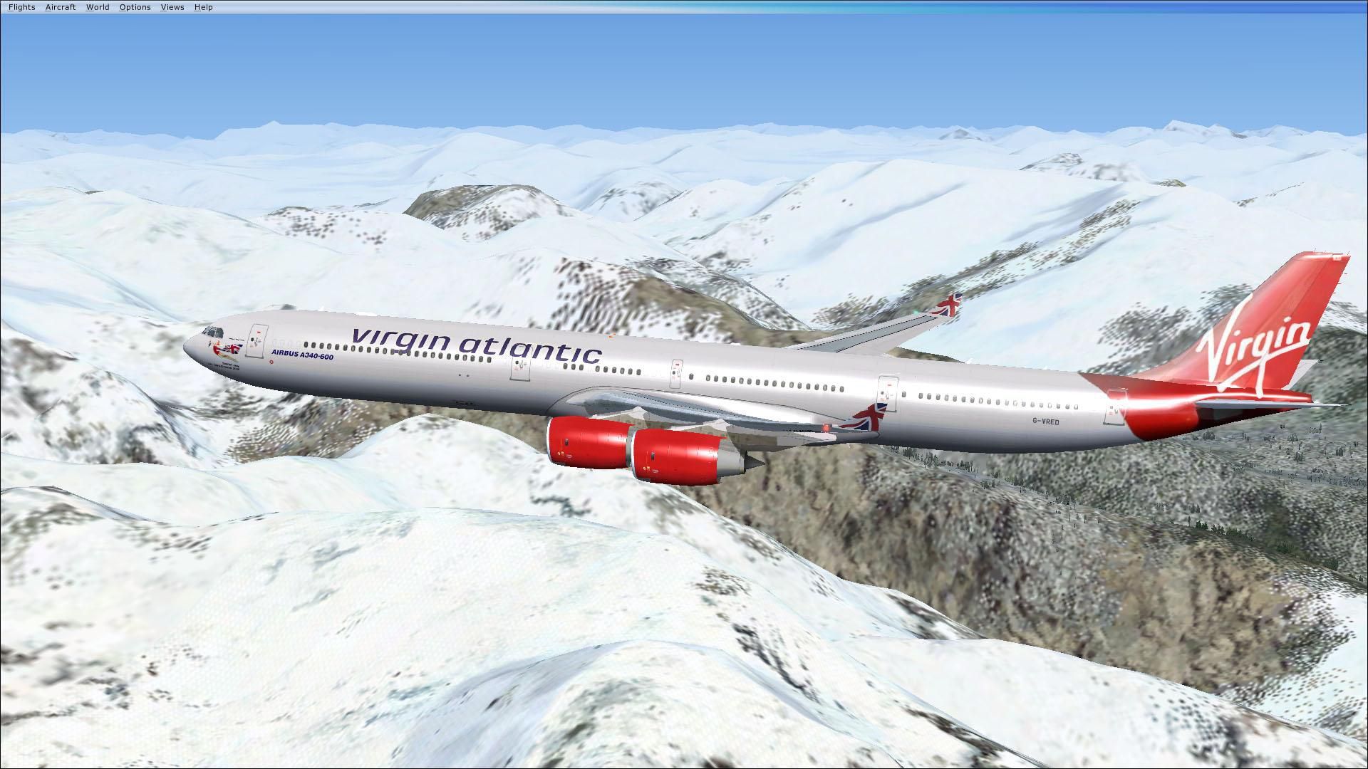 Virgin Atlantic Airways Airbus A340 600 G VRED