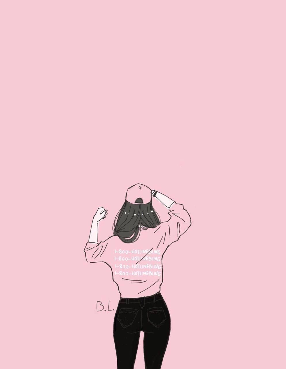 Hotline bling wallpaper discovered by priscila.ricario