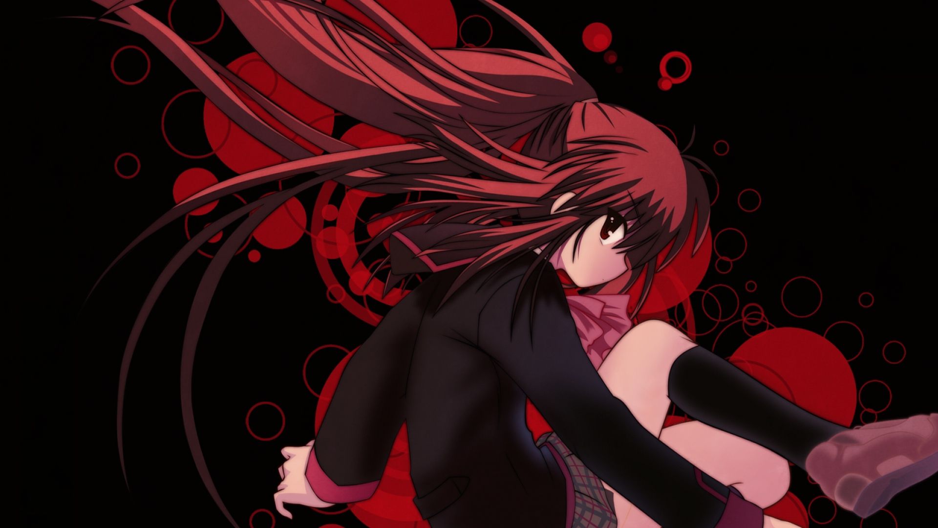 Download Wallpaper 1920x1080 little busters, natsume rin, girl