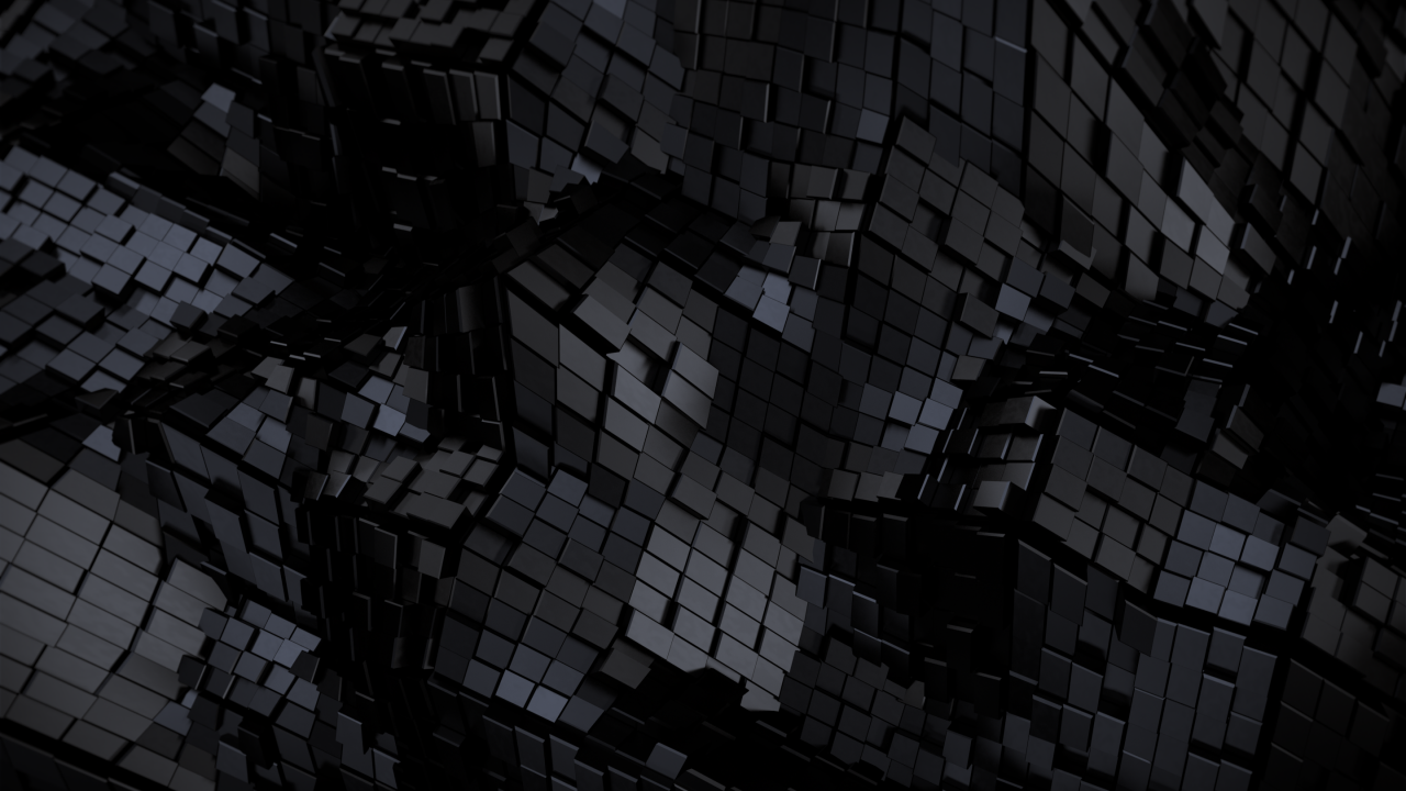 Wallpaper Tiles, Black, 3D, Grid, HD, Abstract,. Wallpaper
