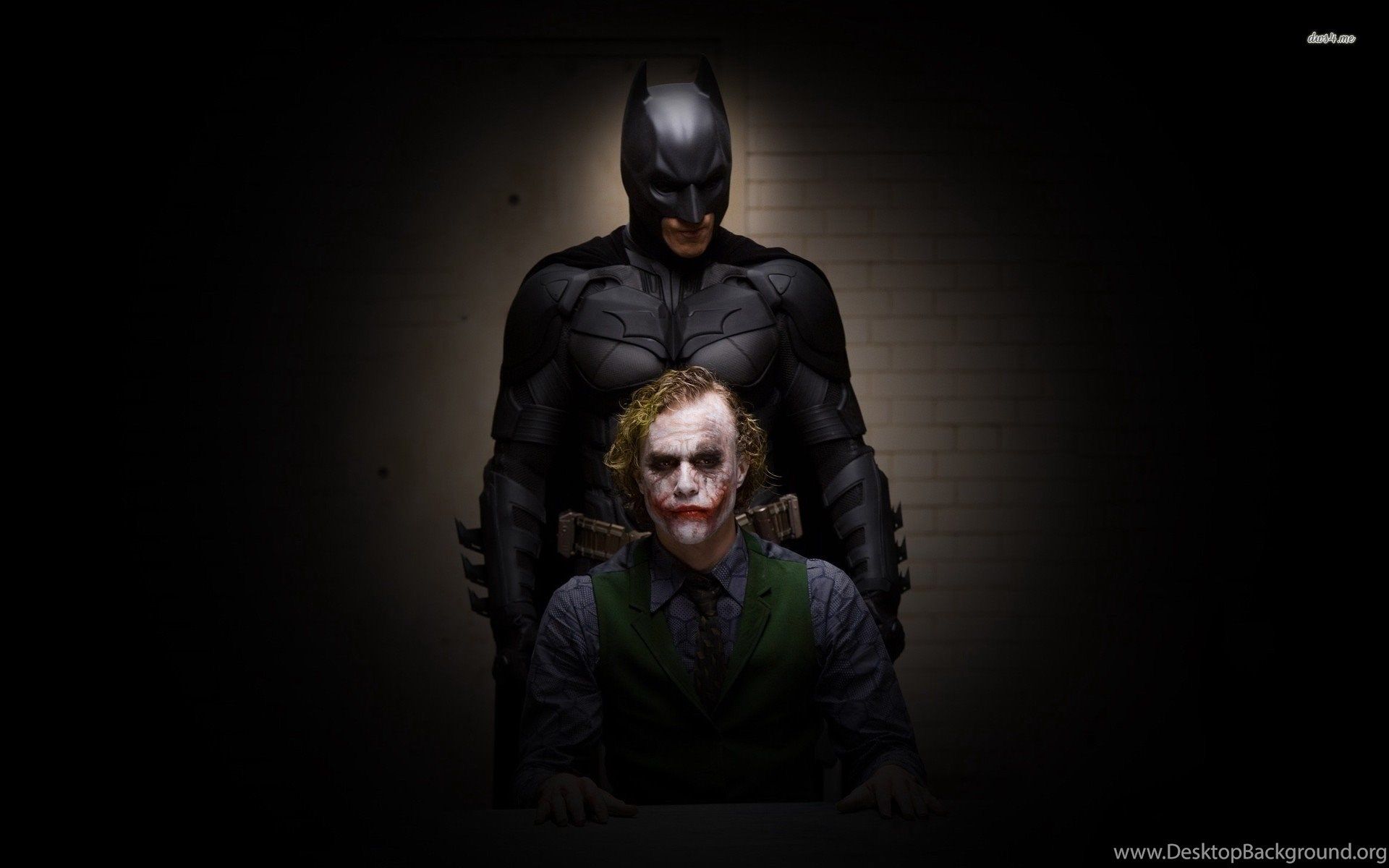 Batman And The Joker, Christian Bale, Heath Ledger, The Dark