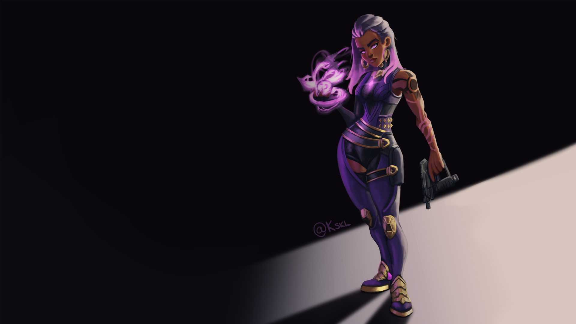 4K/60FPS Reyna Animated Wallpaper - Valorant Fanart