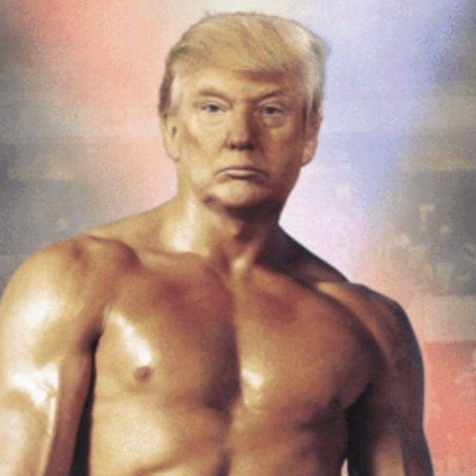 Donald Trump Campaign Disputes Claim That Photo of President As Rocky Balboa Was 'Doctored'