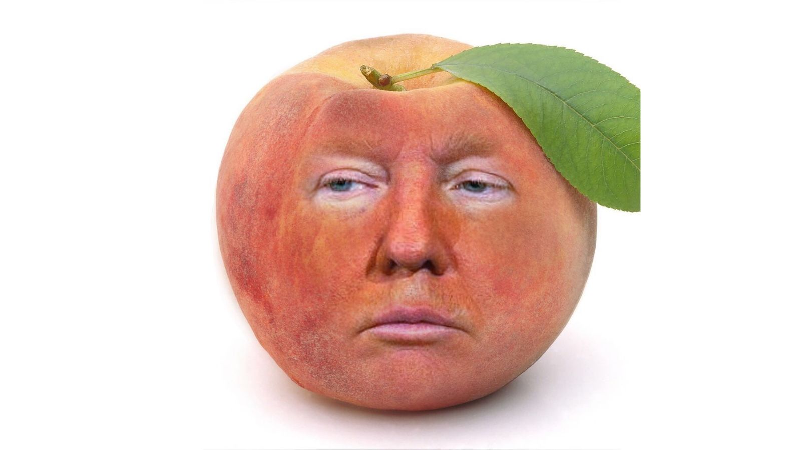 Trump in Peach