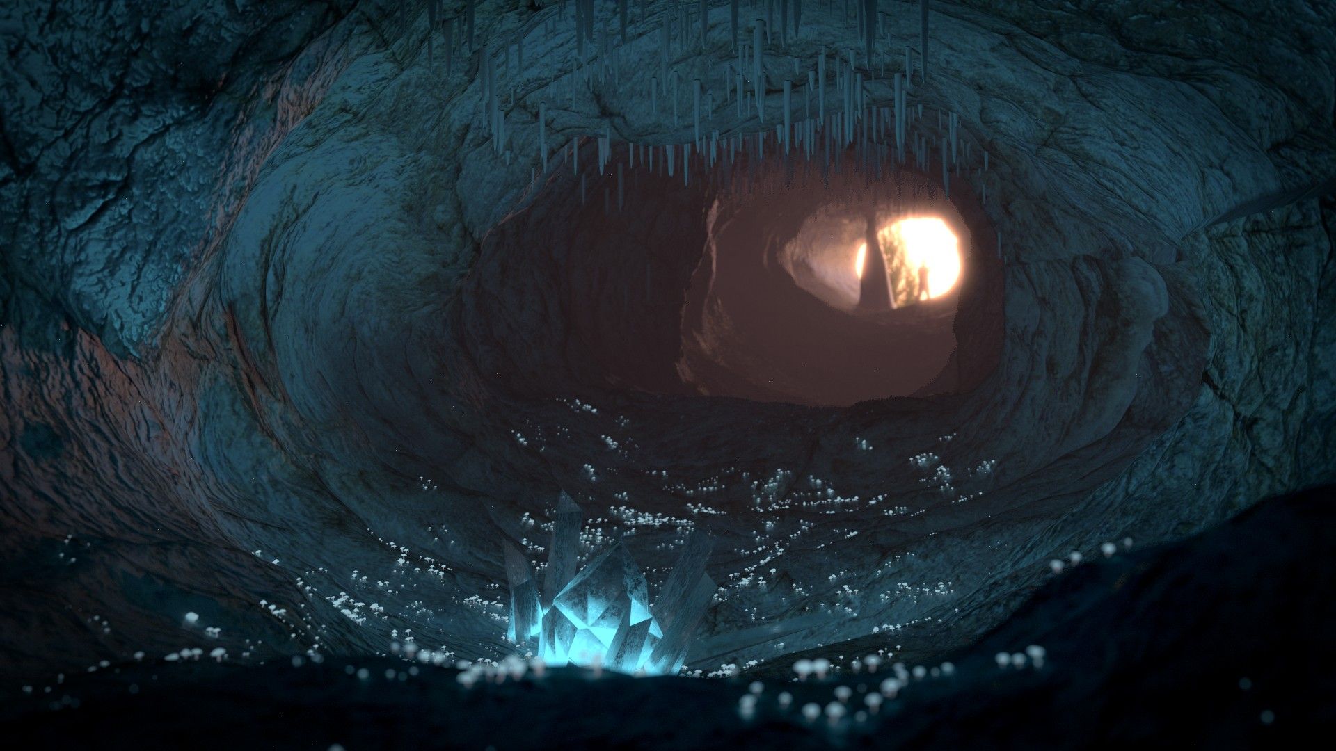 Пещера с кристаллами