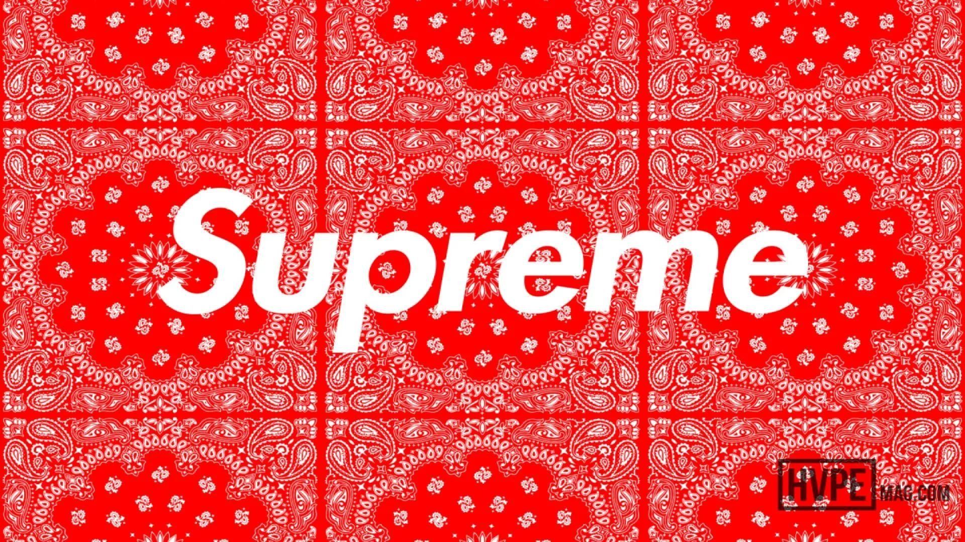 Blue Supreme Box Logo Wallpaper