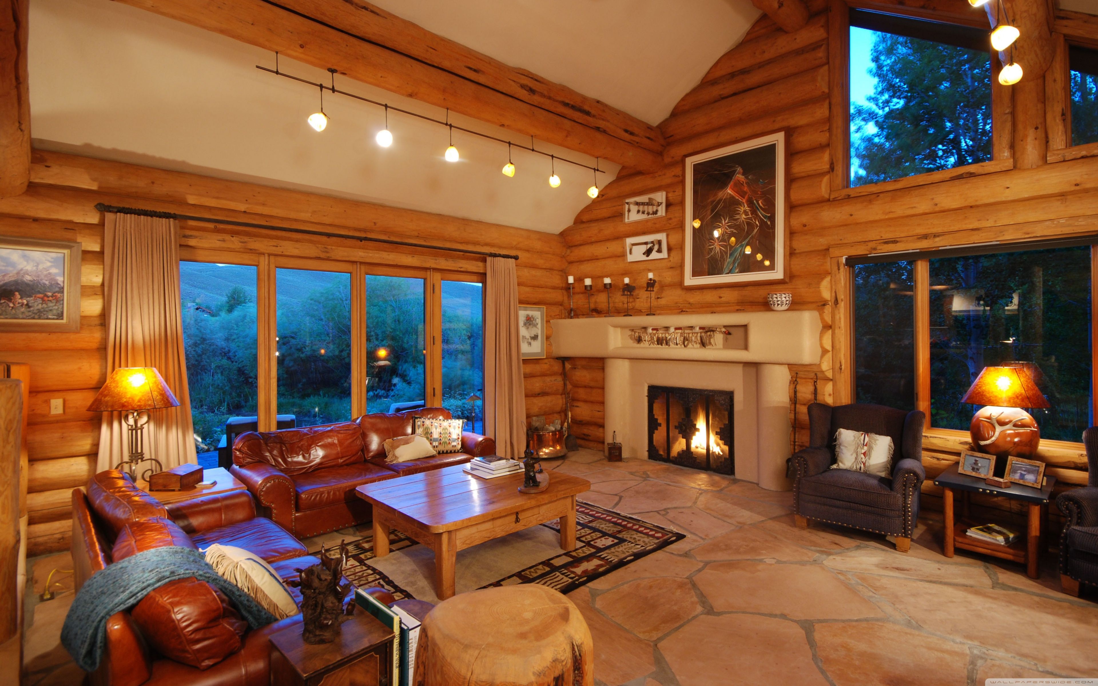 Cozy Living Room Ultra HD Desktop Background Wallpaper for 4K UHD