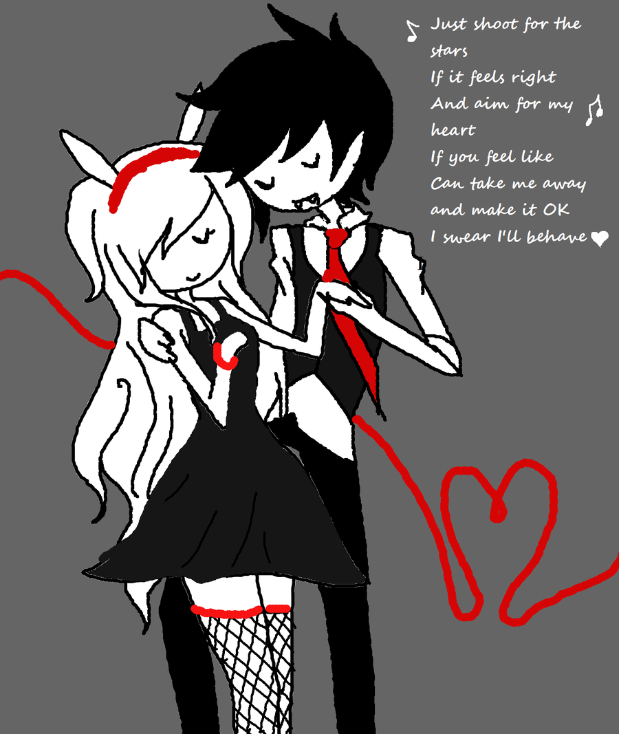 Marshall lee and Fiona Time fan Art