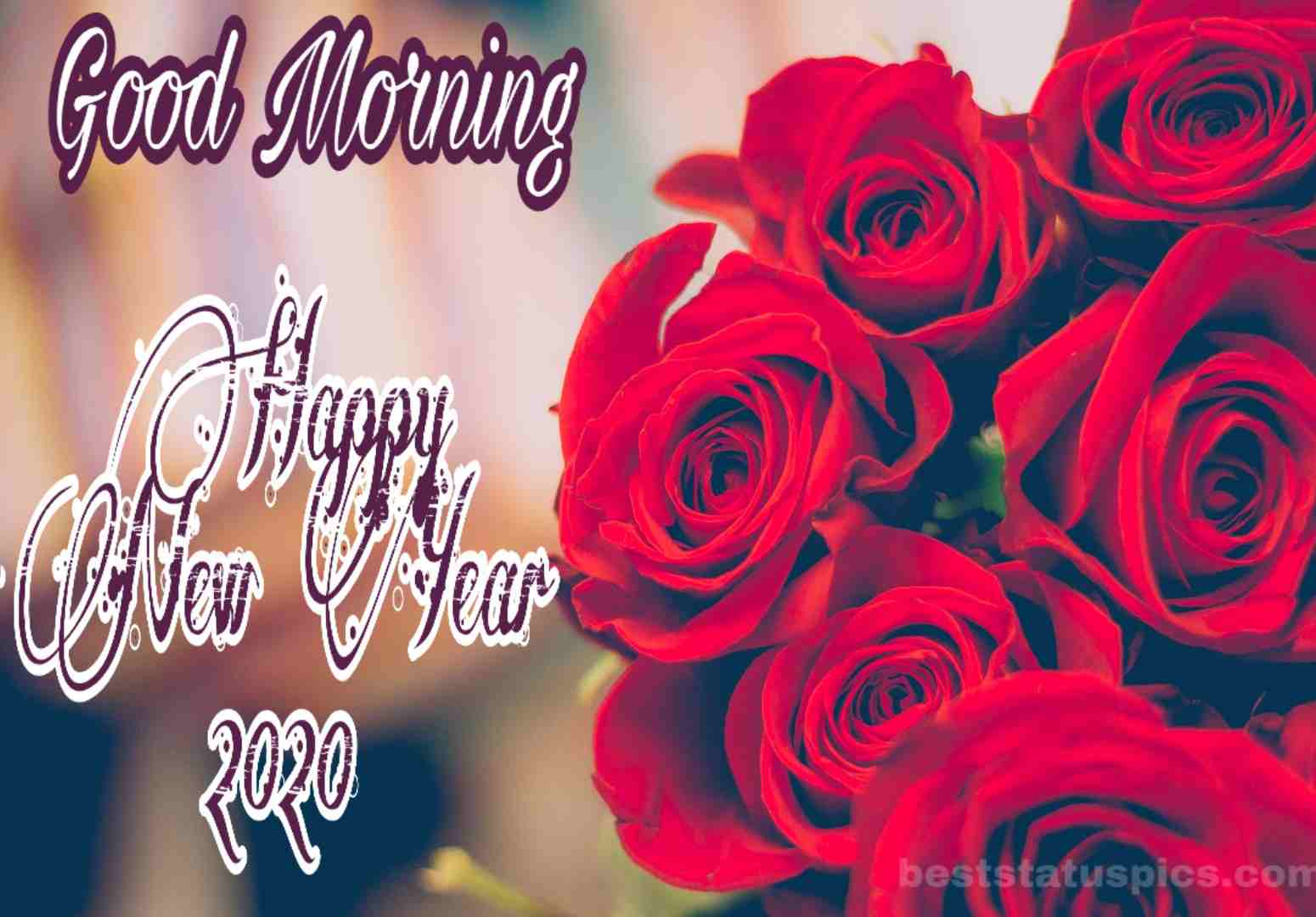 Free download Good Morning Happy New Year 2020 Whatsapp Dp Status
