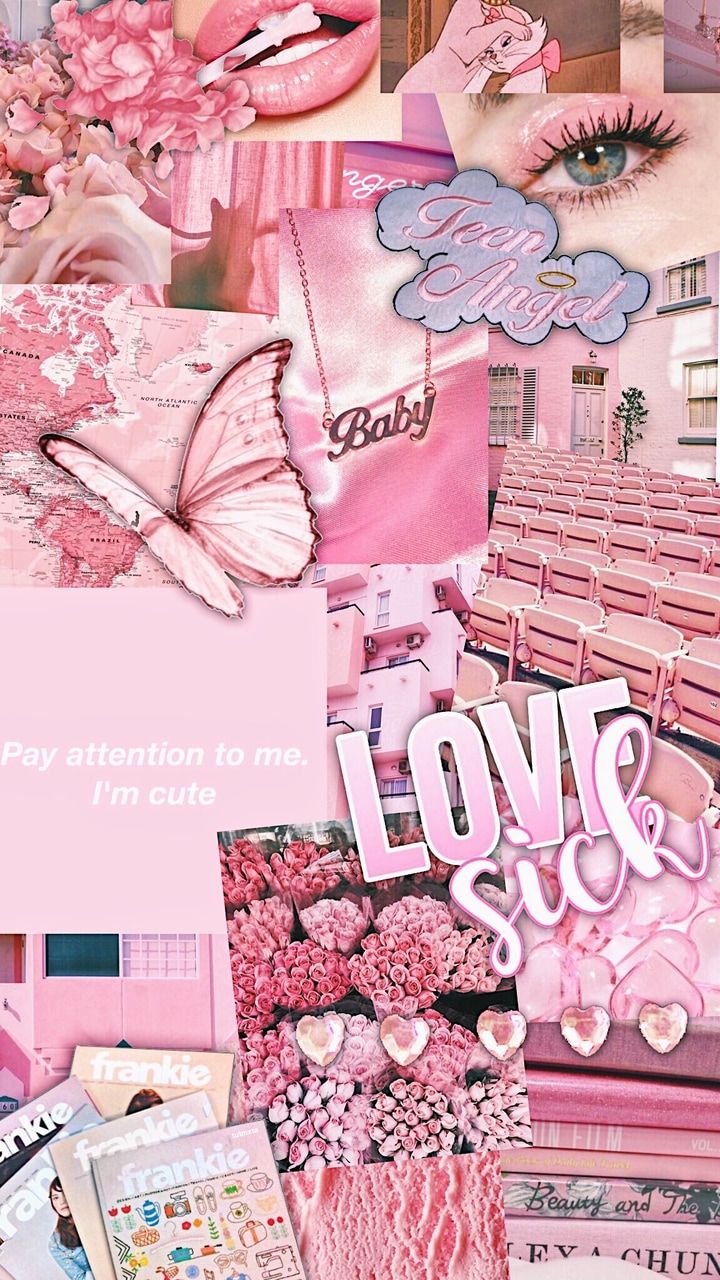 Image about pink in collages/wallpapers i made☄️ by kylie