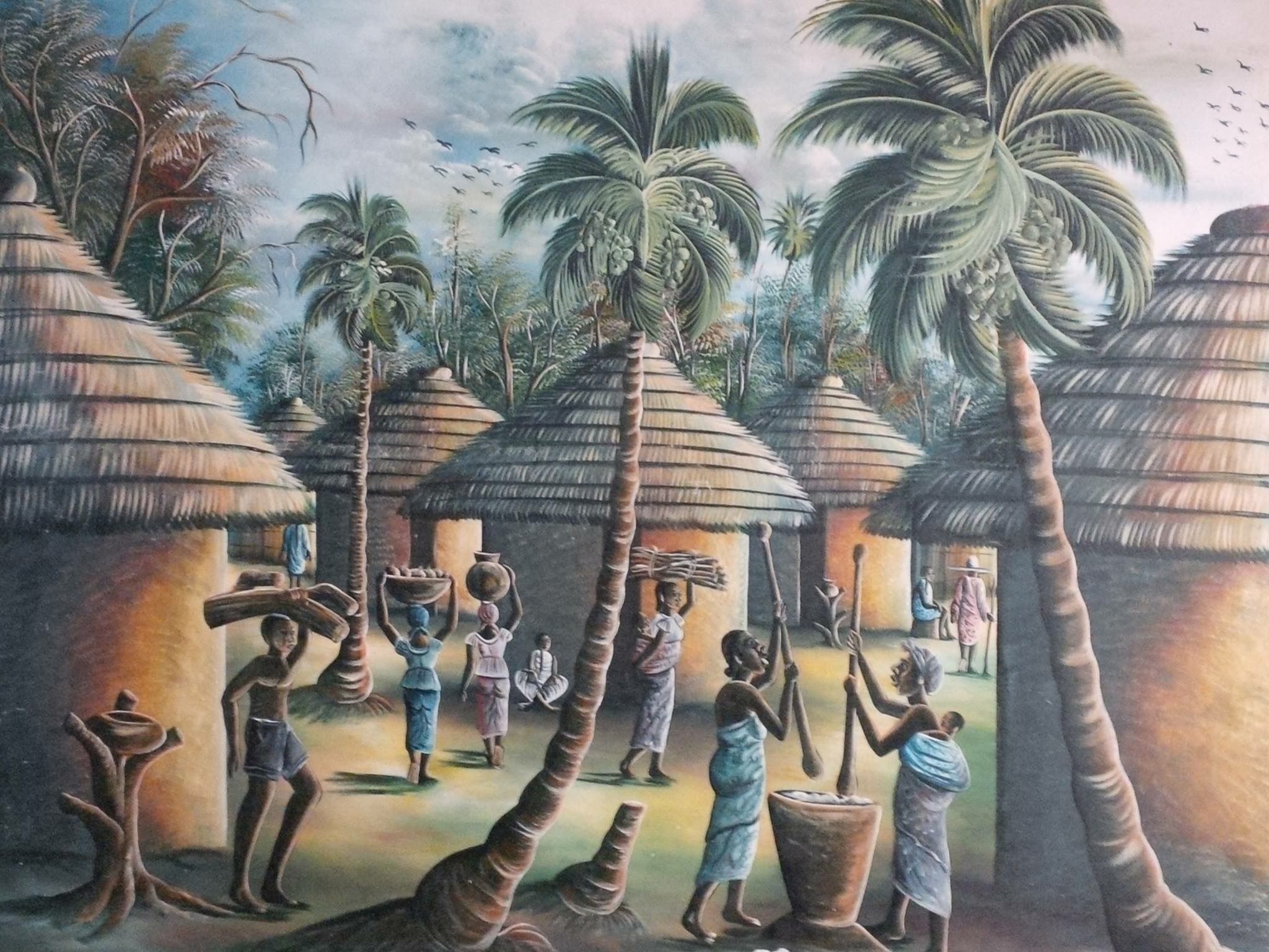 Gorgeous artistic beautiful village #art #creative #Nigerian