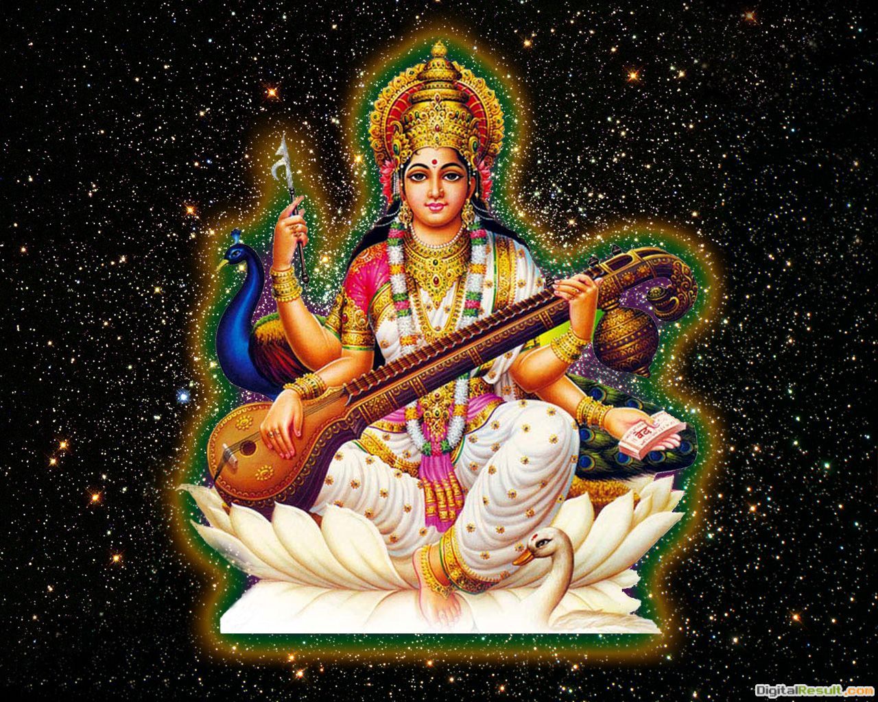 Wallpaper » Maa Saraswati Sharde » Goddess