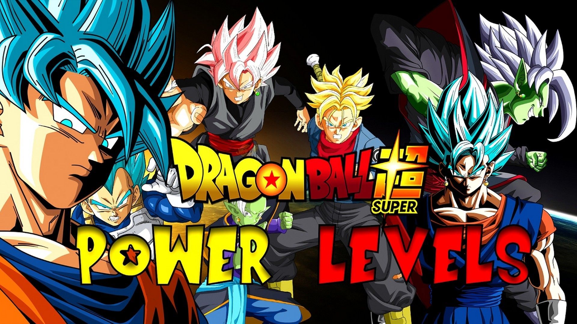 Dragon Ball Super Power Levels Wallpaper. Super powers, Dragon
