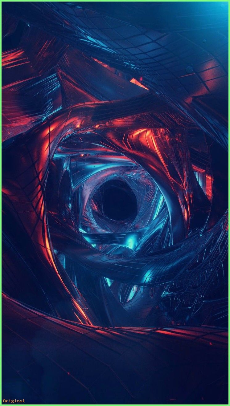Android Wallpaper - #Abstract #wormhole #art #visualization