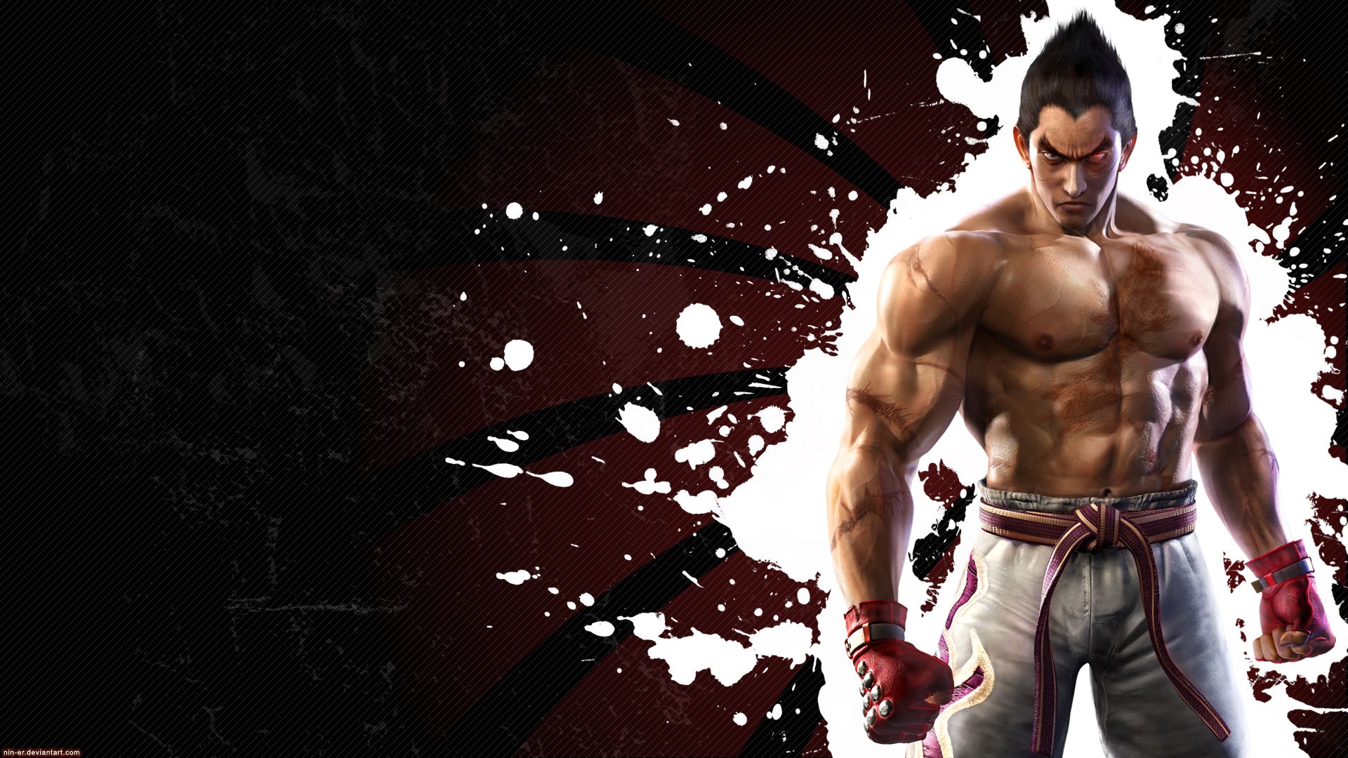 Nice wallpaper of Kazuya, image of Tekken 6, Fighting